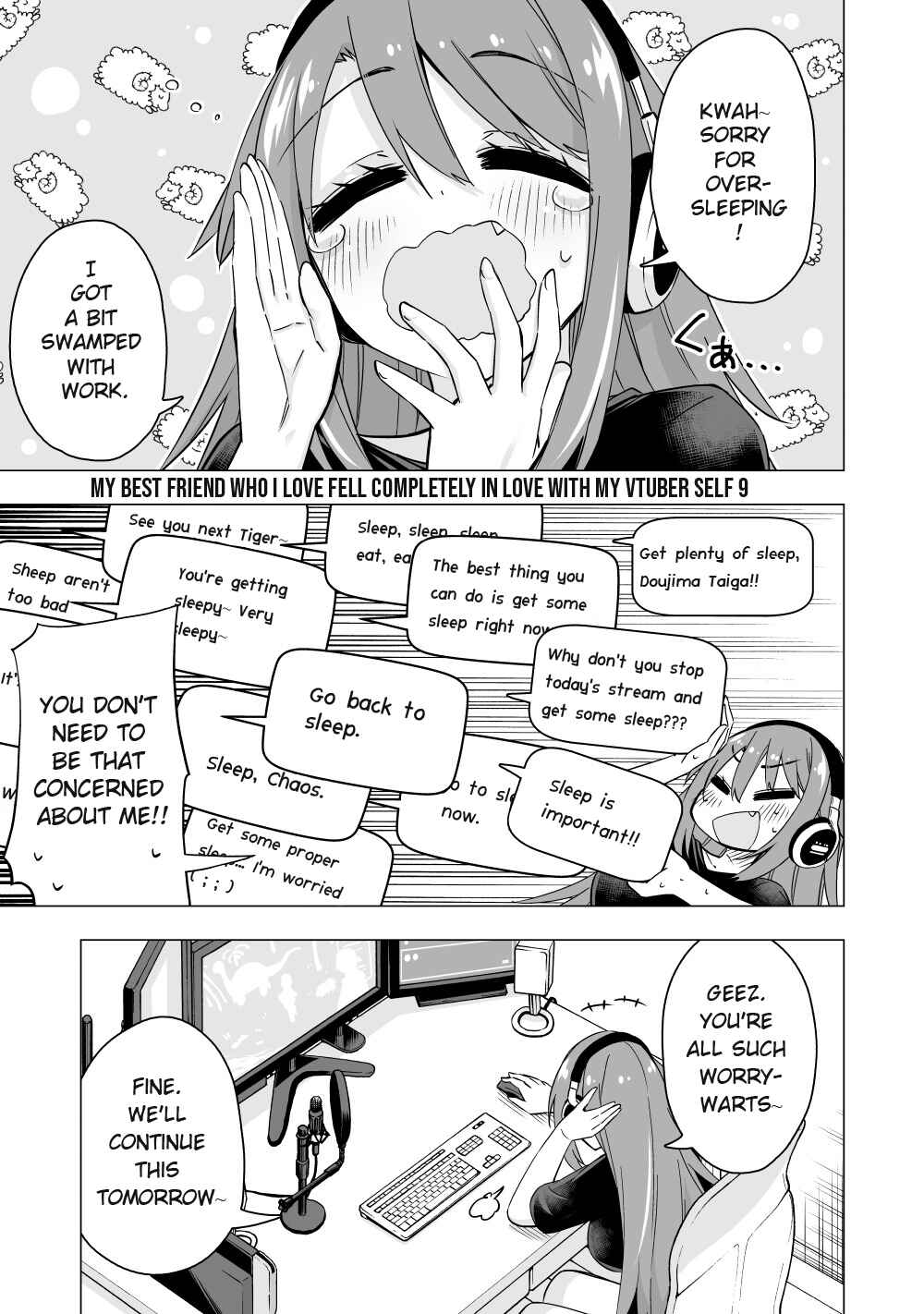 Page 1 Chapter 9 My Best Friend Who I Love Fell Completely in Love With My Vtuber Self