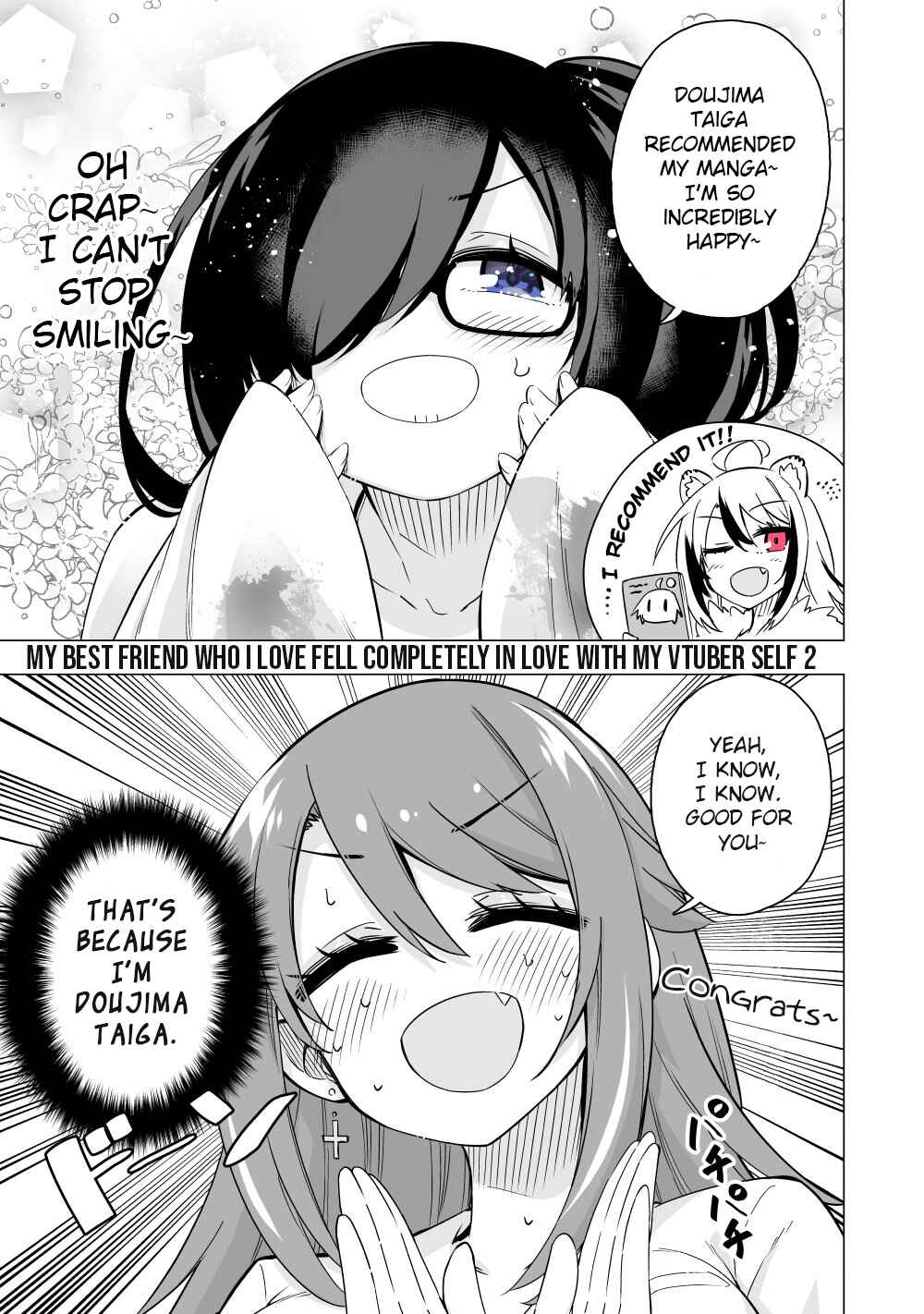 Page 1 Chapter 2 My Best Friend Who I Love Fell Completely in Love With My Vtuber Self