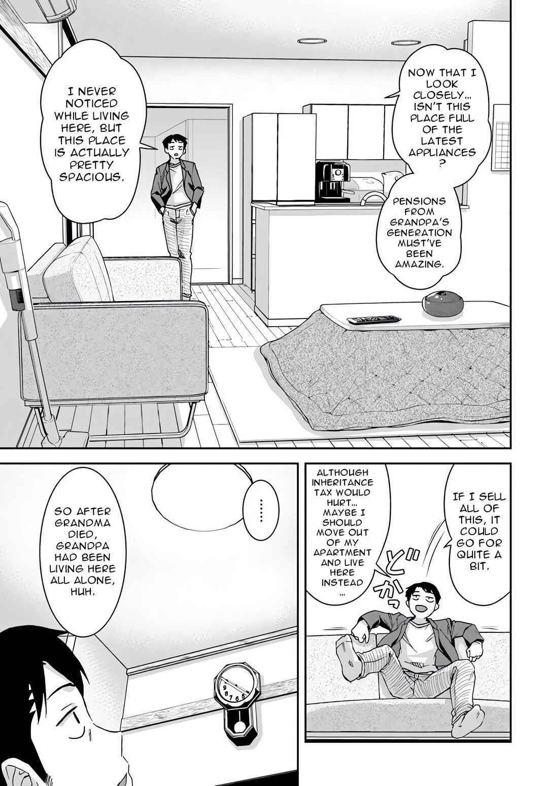 Page 9 Chapter 1.1 35-sai Dokushin Yamada, Isekai Mura ni Risou no Second House wo Tsukuritai ~Isekai to Genjitsu no Iitokodori Life~