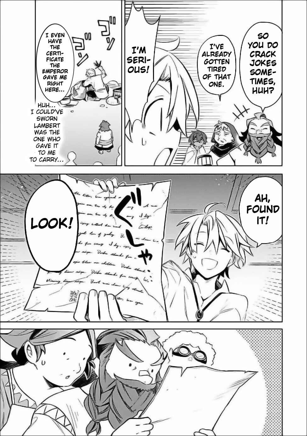Page 19 Chapter 57 Mudameshi Kurai Nintei Sareta node Aiso o Tsukashi, Teikoku ni Utsute Shusse Suru