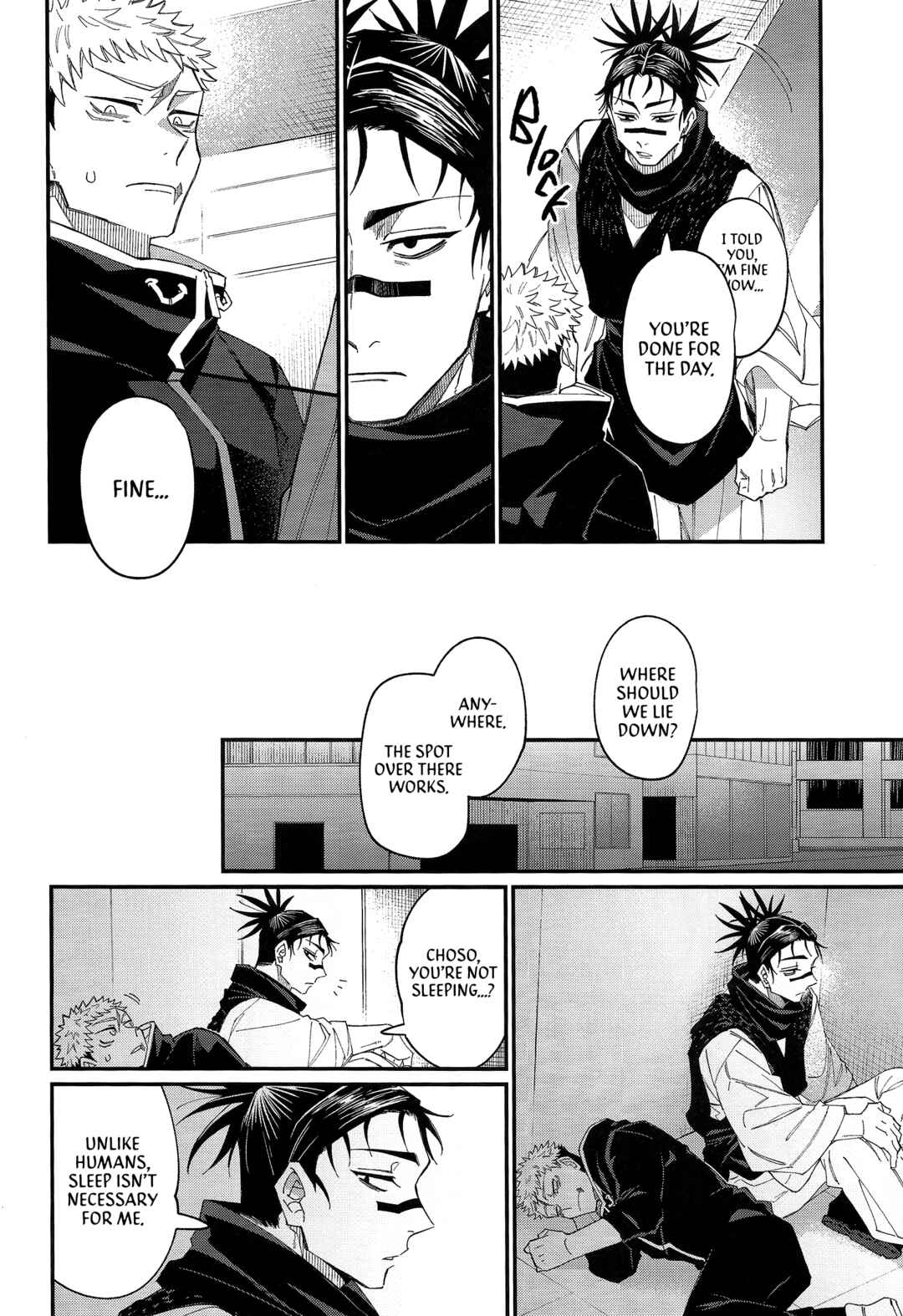 Page 14 Chapter Unknown_cc75 Jujutsu Kaisen - Yodomu Hai ni Fureru (Doujinshi)