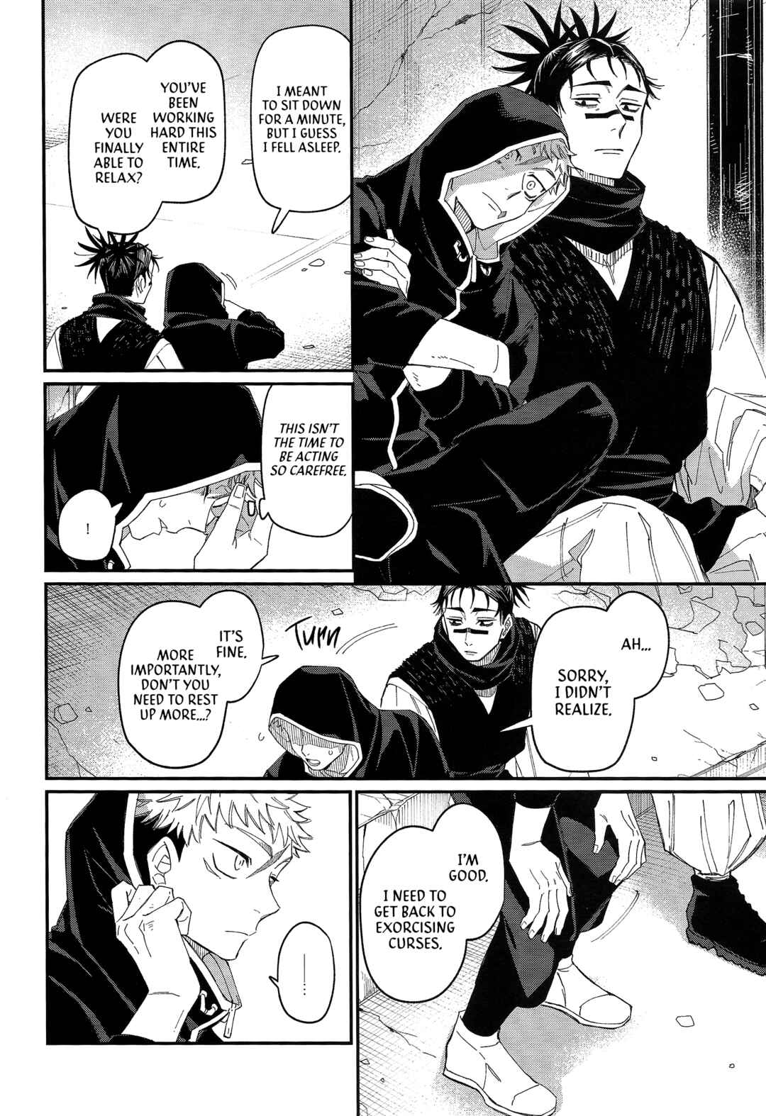 Page 8 Chapter Unknown_cc75 Jujutsu Kaisen - Yodomu Hai ni Fureru (Doujinshi)