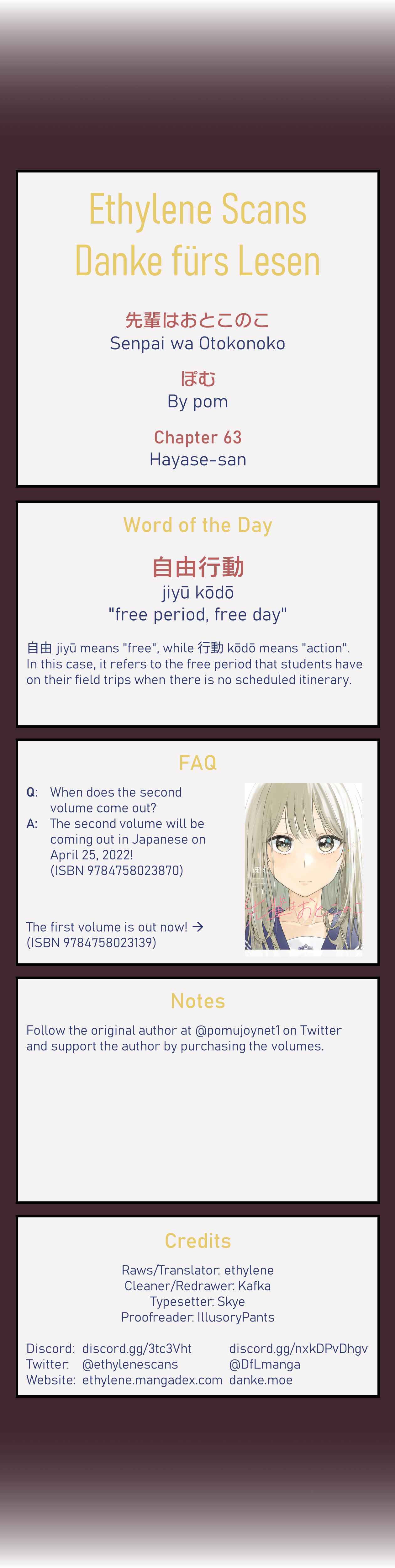 Page 22 Chapter 63 Senpai Is an Otokonoko