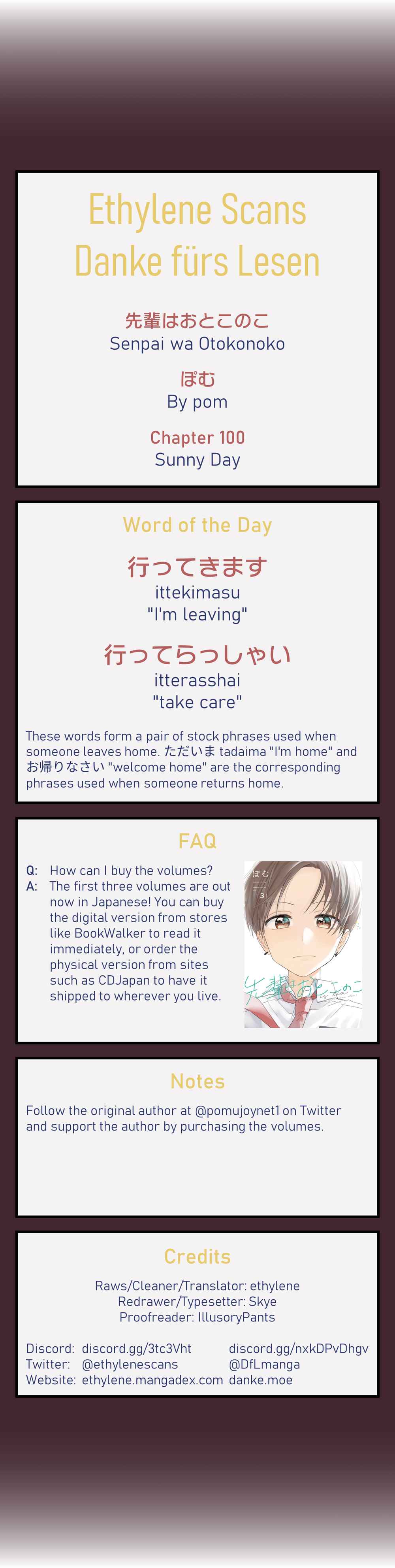 Page 21 Chapter 100 Senpai Is an Otokonoko
