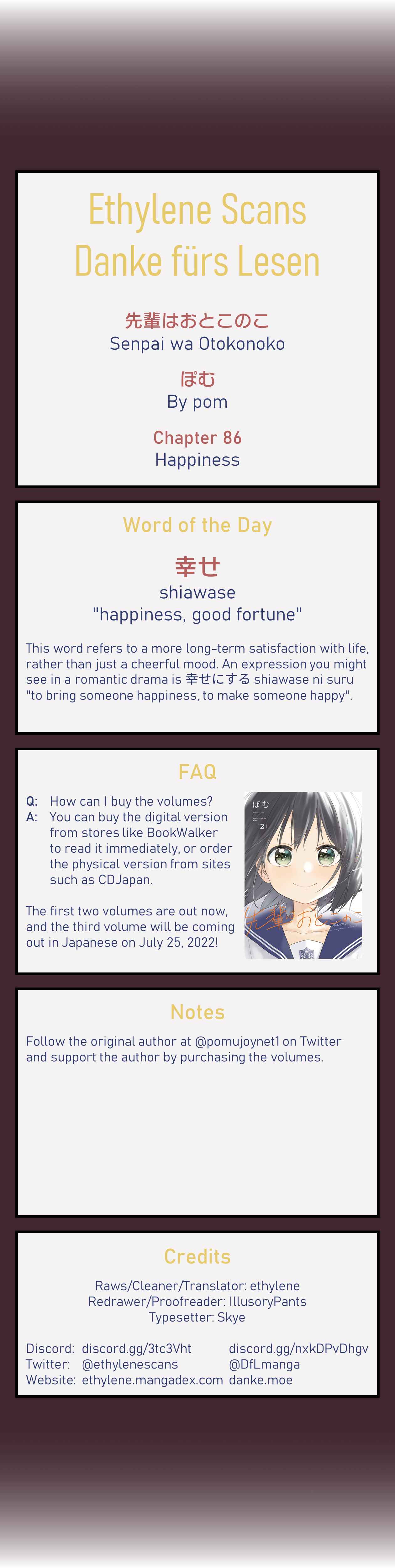 Page 20 Chapter 86 Senpai Is an Otokonoko
