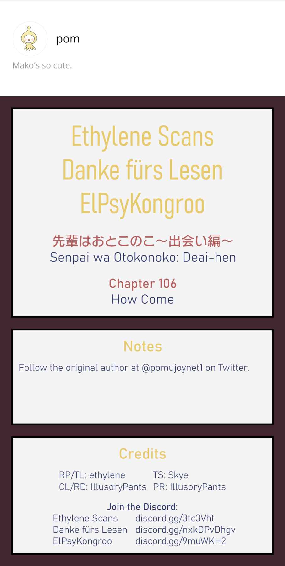Page 21 Chapter 106 Senpai Is an Otokonoko