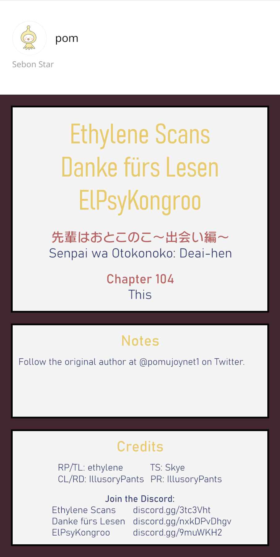 Page 22 Chapter 104 Senpai Is an Otokonoko