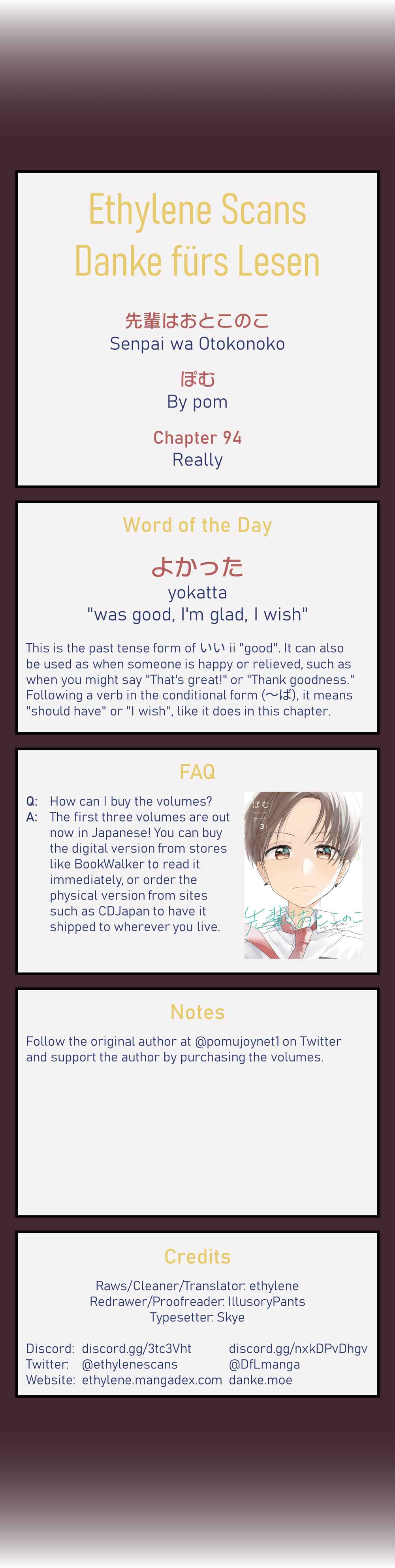 Page 20 Chapter 94 Senpai Is an Otokonoko
