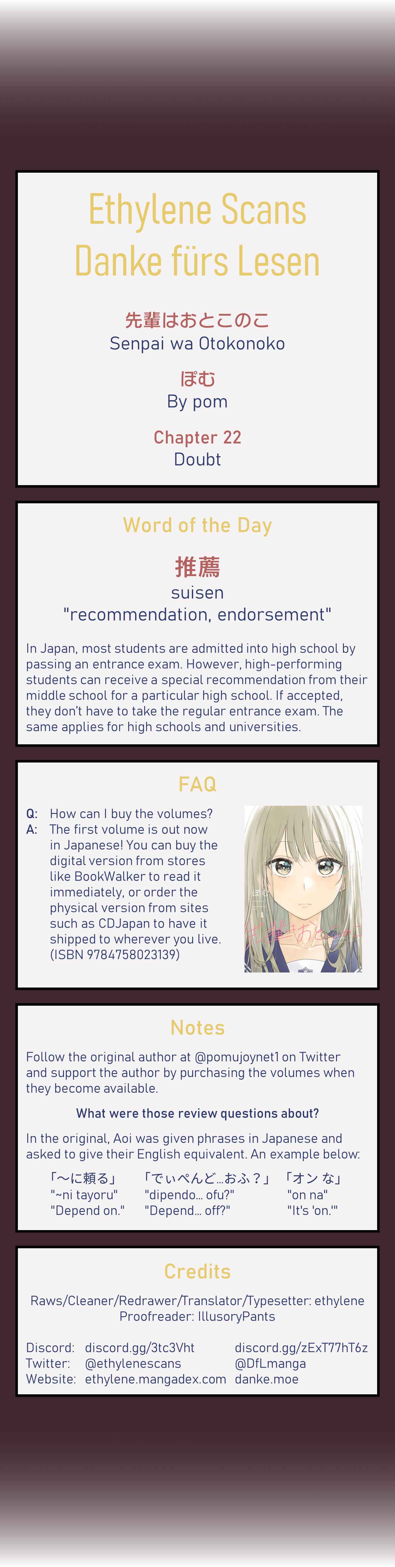 Page 21 Chapter 22 Senpai Is an Otokonoko