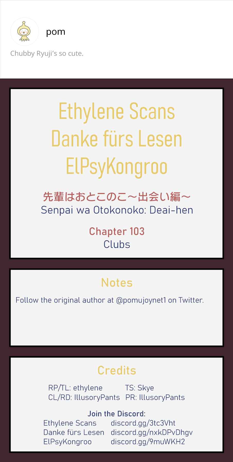 Page 21 Chapter 103 Senpai Is an Otokonoko