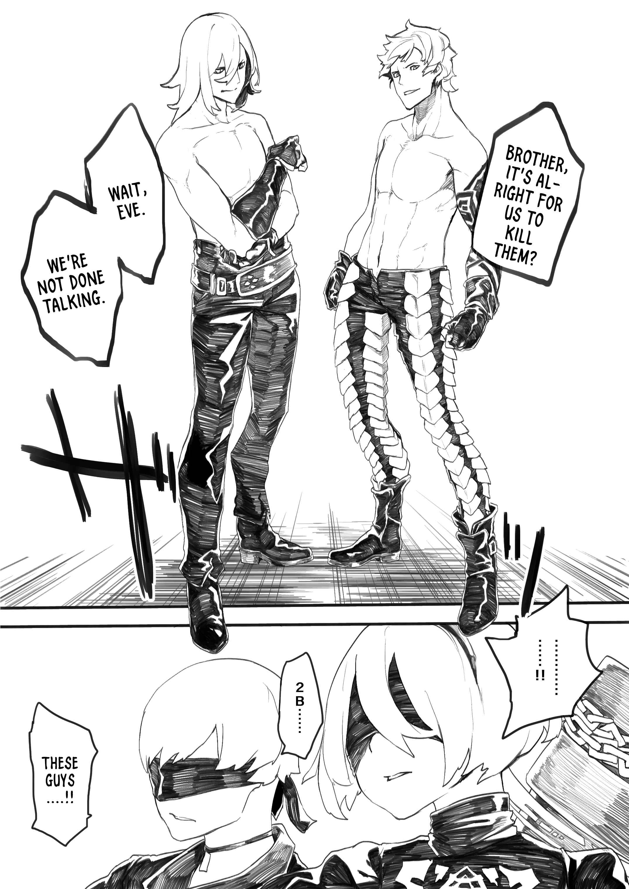 Page 1 Chapter Unknown_3d3d Nier: Automata - Is this hatred? (Doujinshi)
