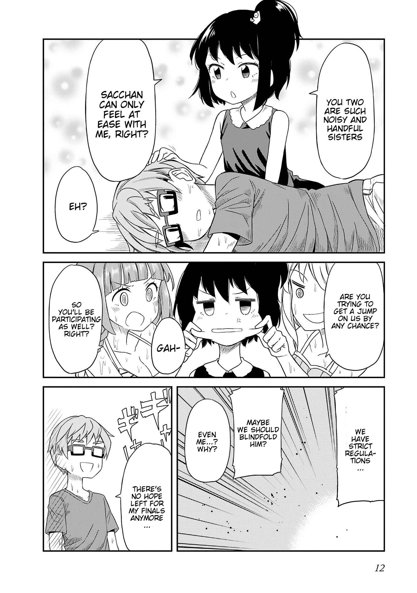 Page 14 Chapter 10 Hinomoto Sanshimai wa Kamatte Hoshii