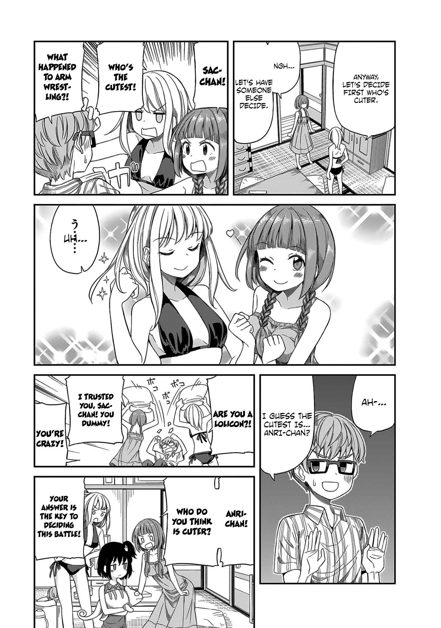 Page 11 Chapter 2 Hinomoto Sanshimai wa Kamatte Hoshii