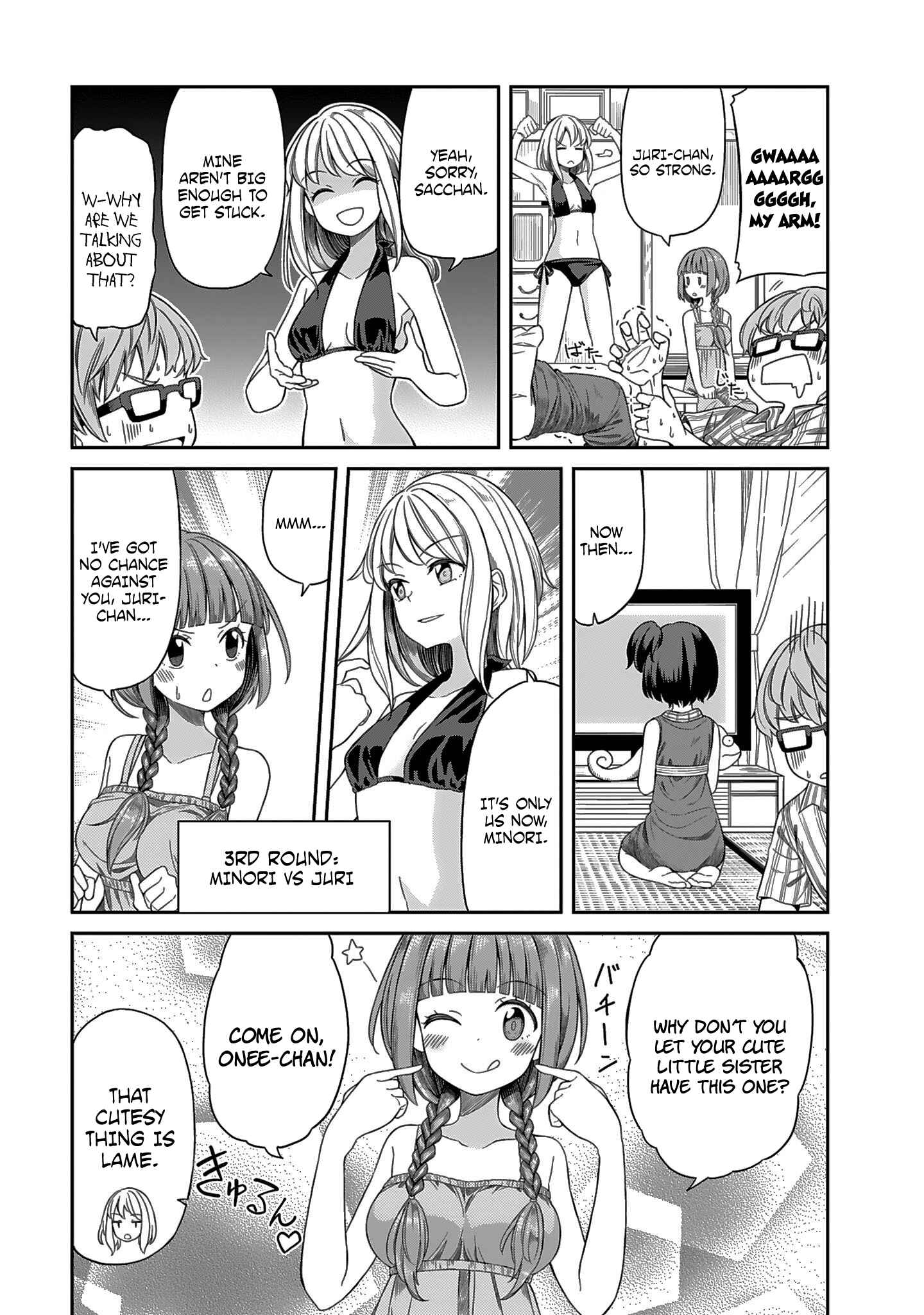 Page 9 Chapter 2 Hinomoto Sanshimai wa Kamatte Hoshii