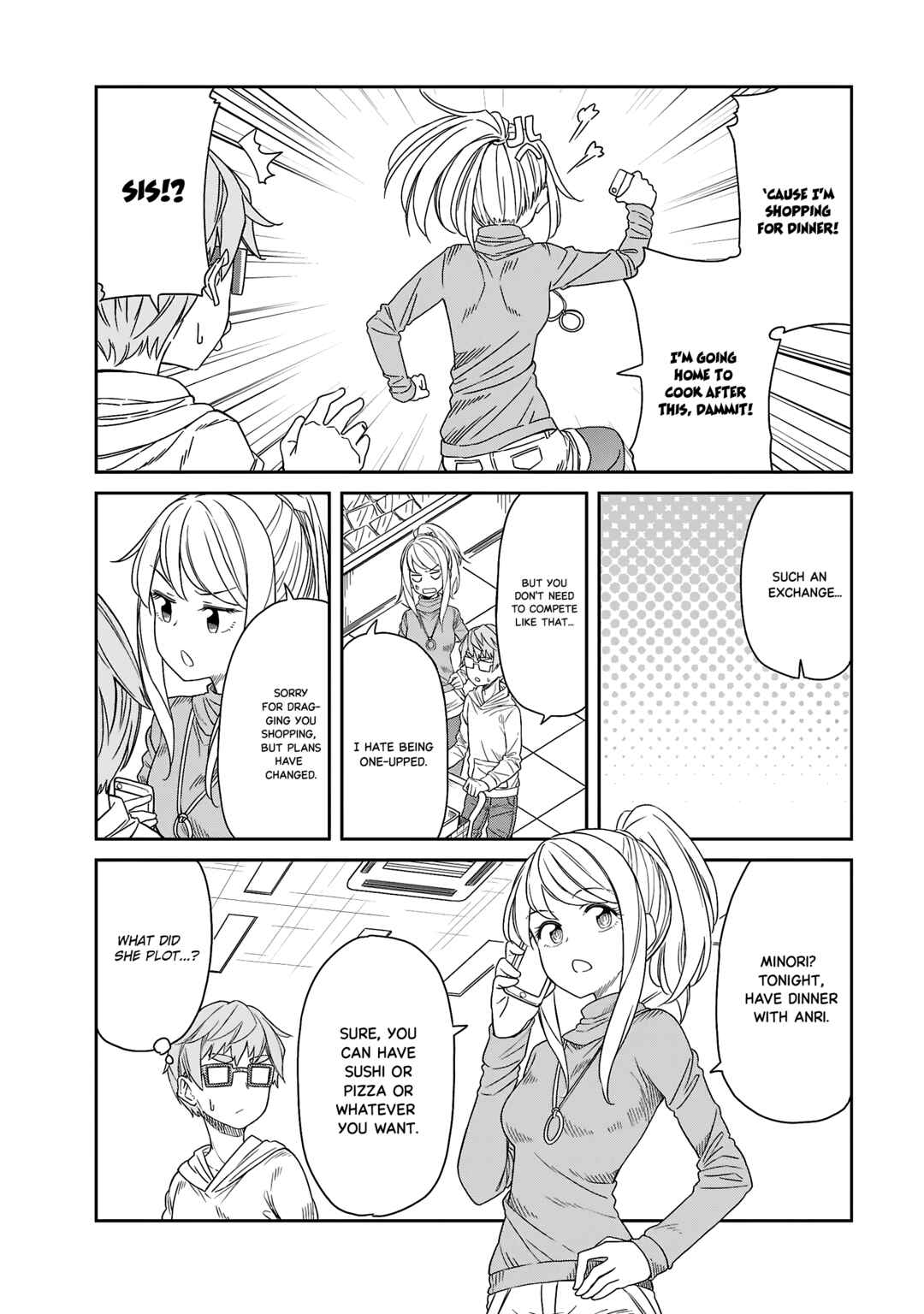 Page 4 Chapter 19 Hinomoto Sanshimai wa Kamatte Hoshii