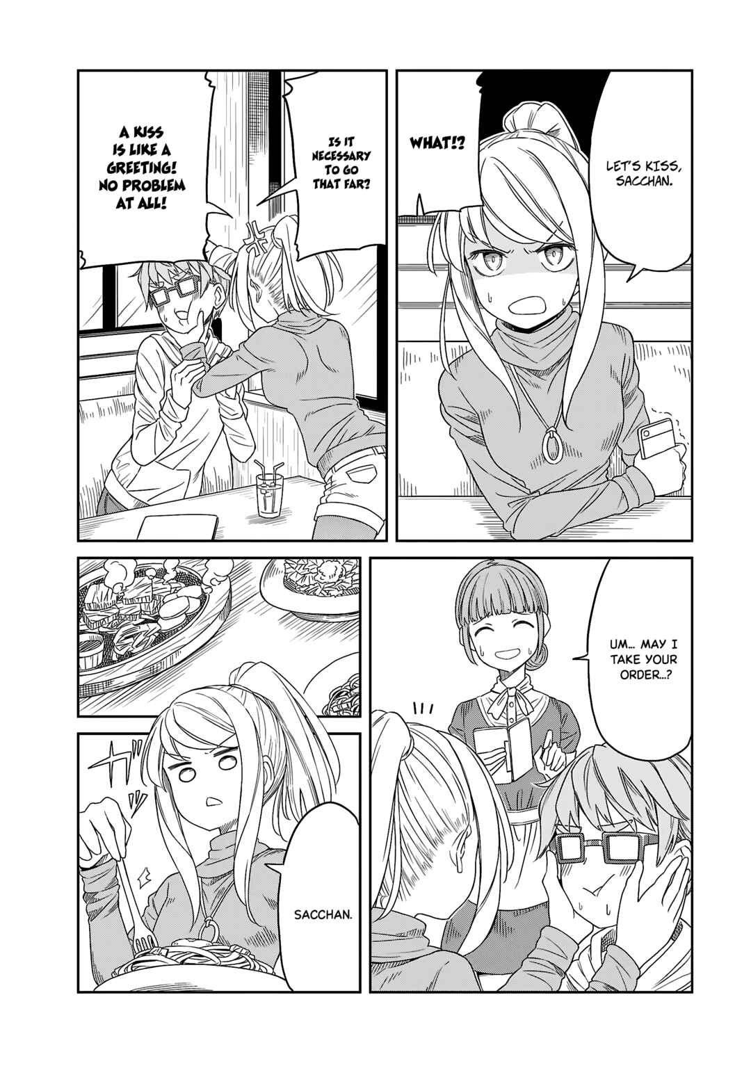 Page 8 Chapter 19 Hinomoto Sanshimai wa Kamatte Hoshii
