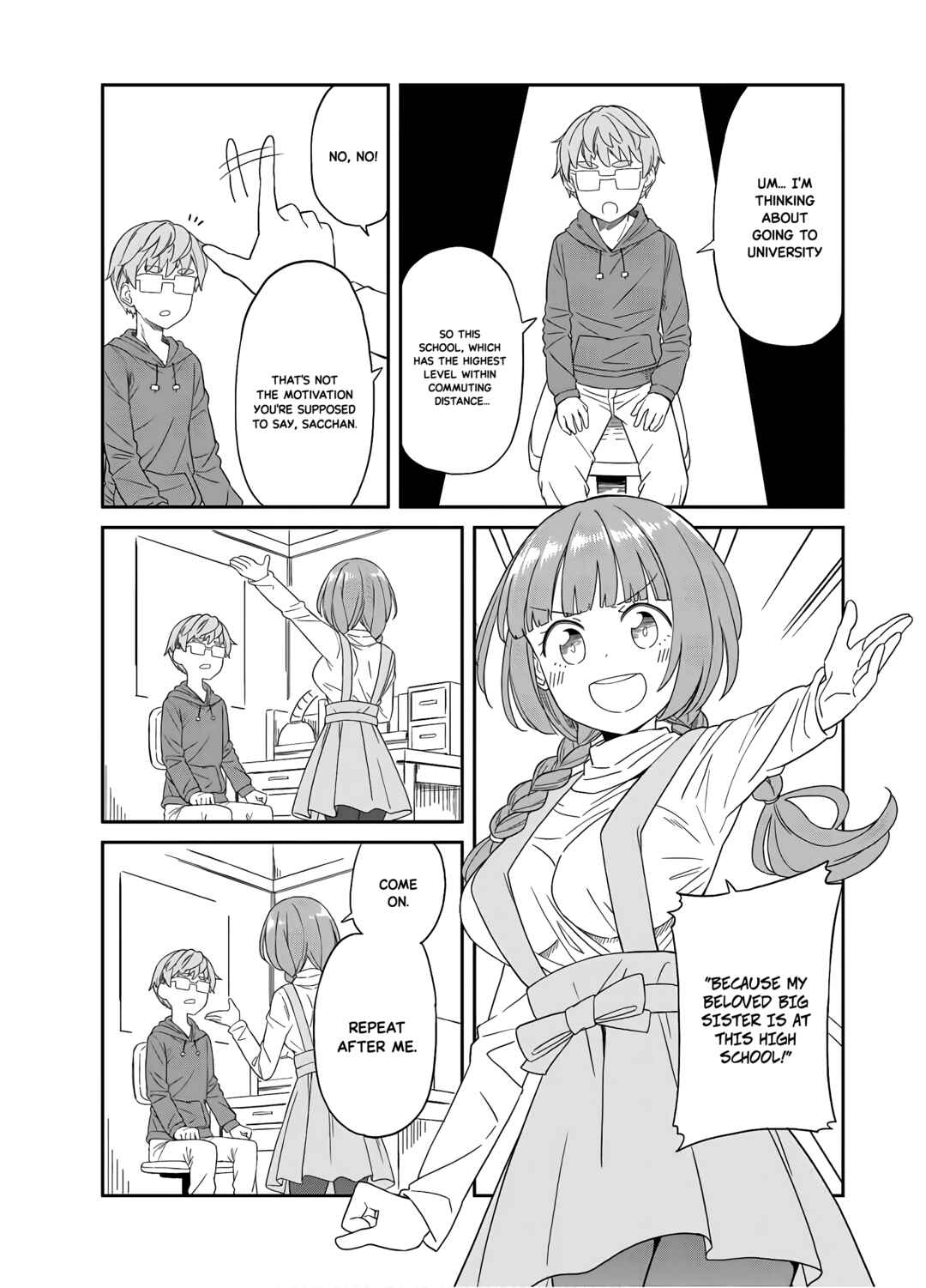 Page 3 Chapter 23 Hinomoto Sanshimai wa Kamatte Hoshii