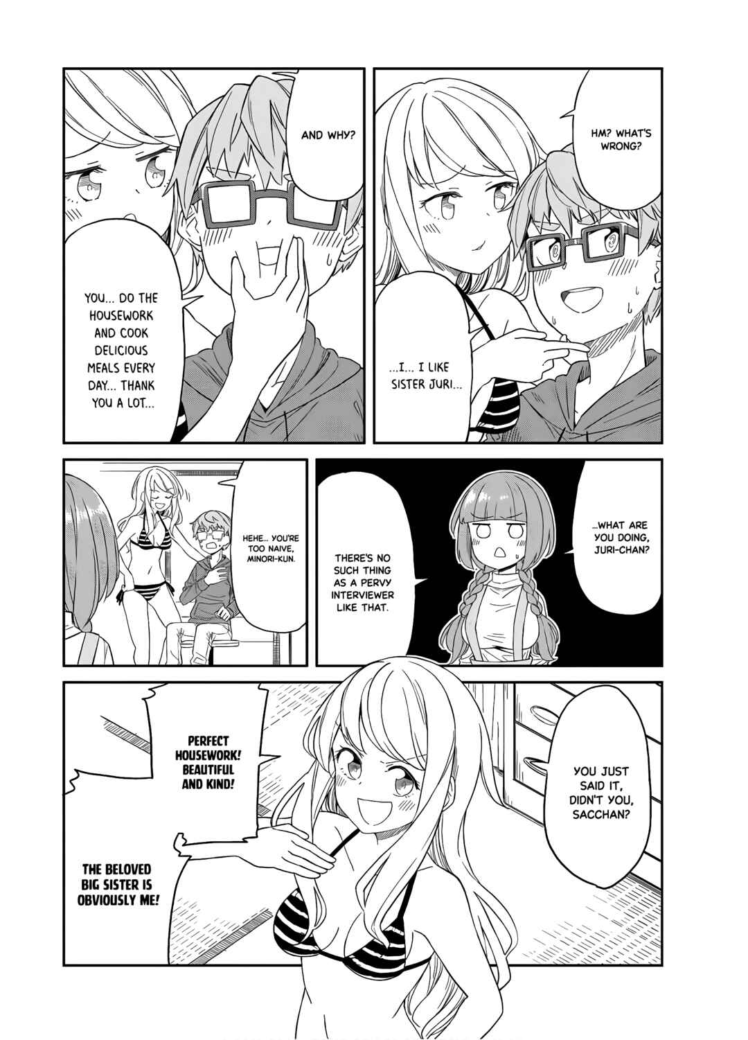 Page 6 Chapter 23 Hinomoto Sanshimai wa Kamatte Hoshii