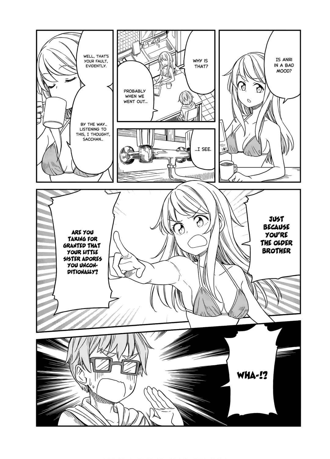 Page 8 Chapter 20 Hinomoto Sanshimai wa Kamatte Hoshii