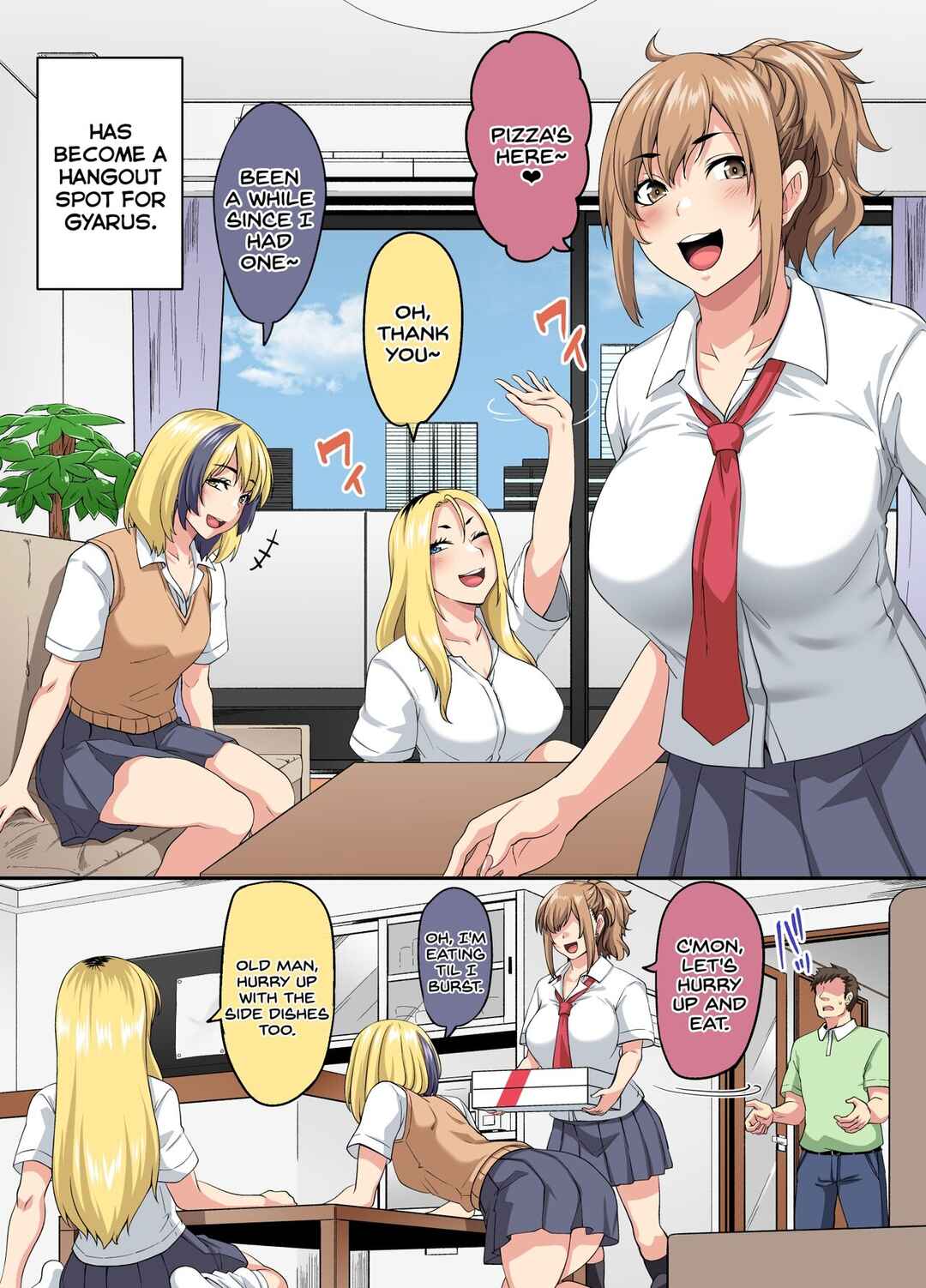 Page 4 Chapter Unknown_6af7 Papakatsu SeFri Gal ga Tomodachi o Tsurete kita node Kuttetara Gyaku ni Kakomare Yowasare Shiboritorare Ie o Yaribeya Atsukai sareru Hanashi