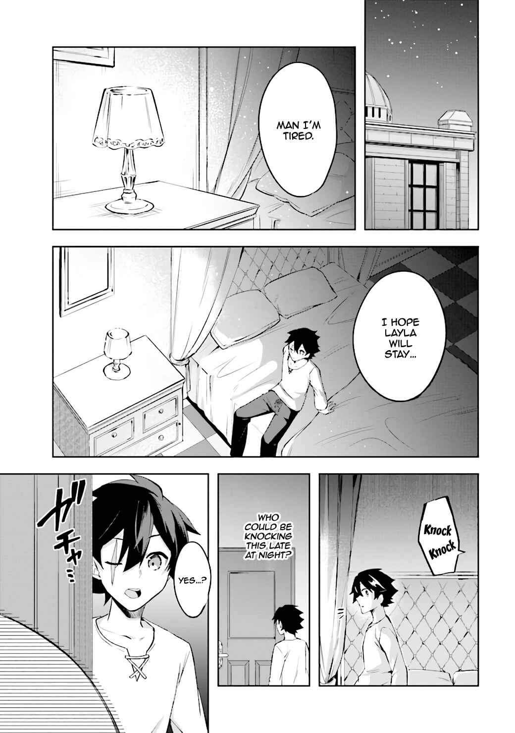 Page 9 Chapter 2.4 Kuro no Senki: Isekai Teni Shita Boku ga Saikyou na no wa Bed no Ue dake no You desu