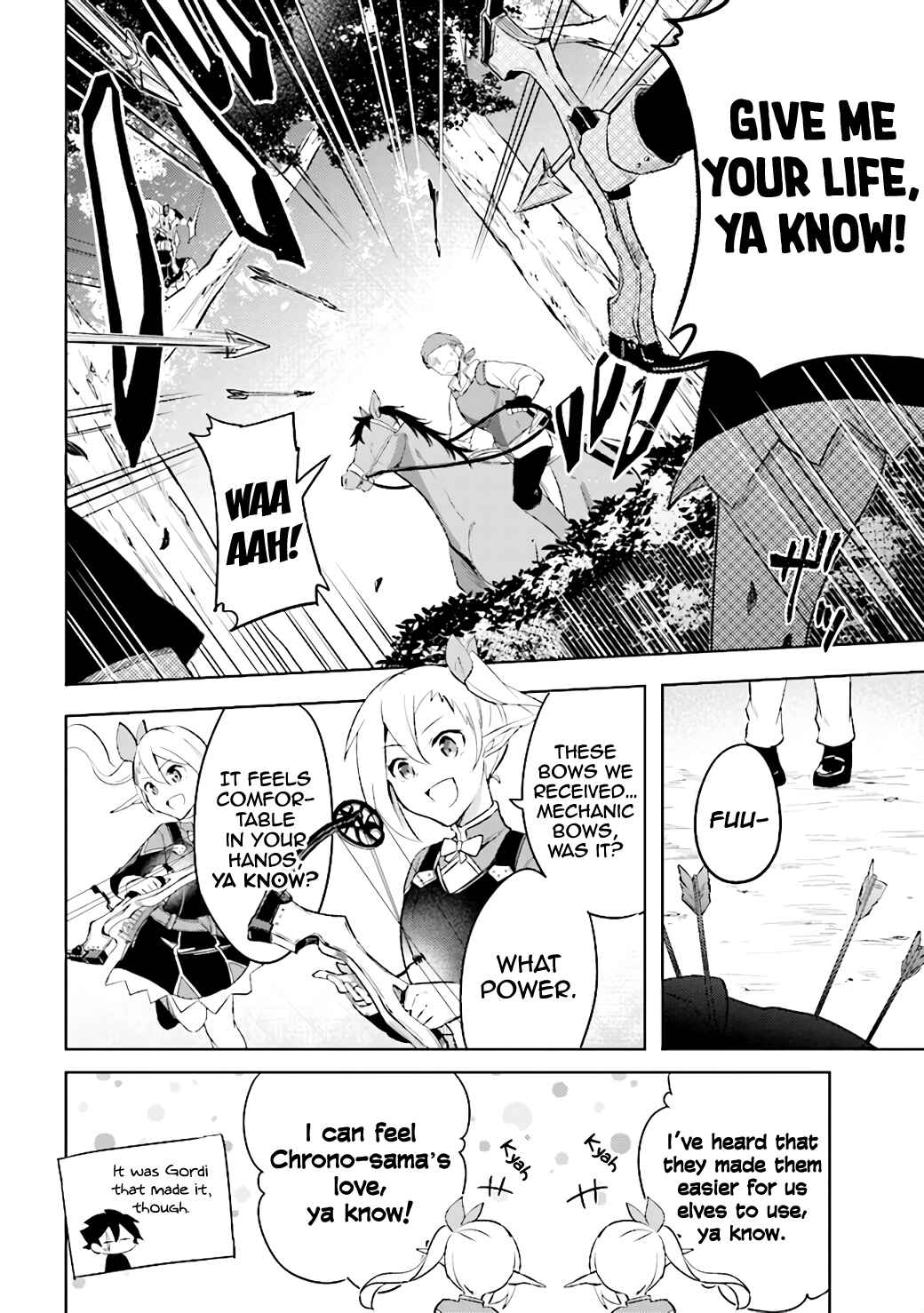 Page 11 Chapter 6.4 Kuro no Senki: Isekai Teni Shita Boku ga Saikyou na no wa Bed no Ue dake no You desu
