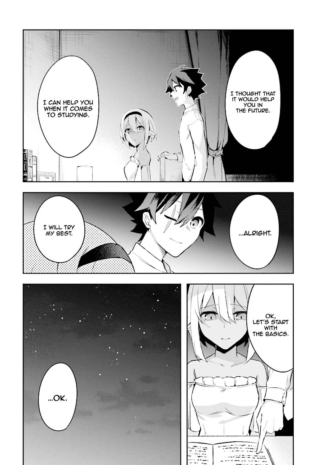 Page 9 Chapter 3.2 Kuro no Senki: Isekai Teni Shita Boku ga Saikyou na no wa Bed no Ue dake no You desu