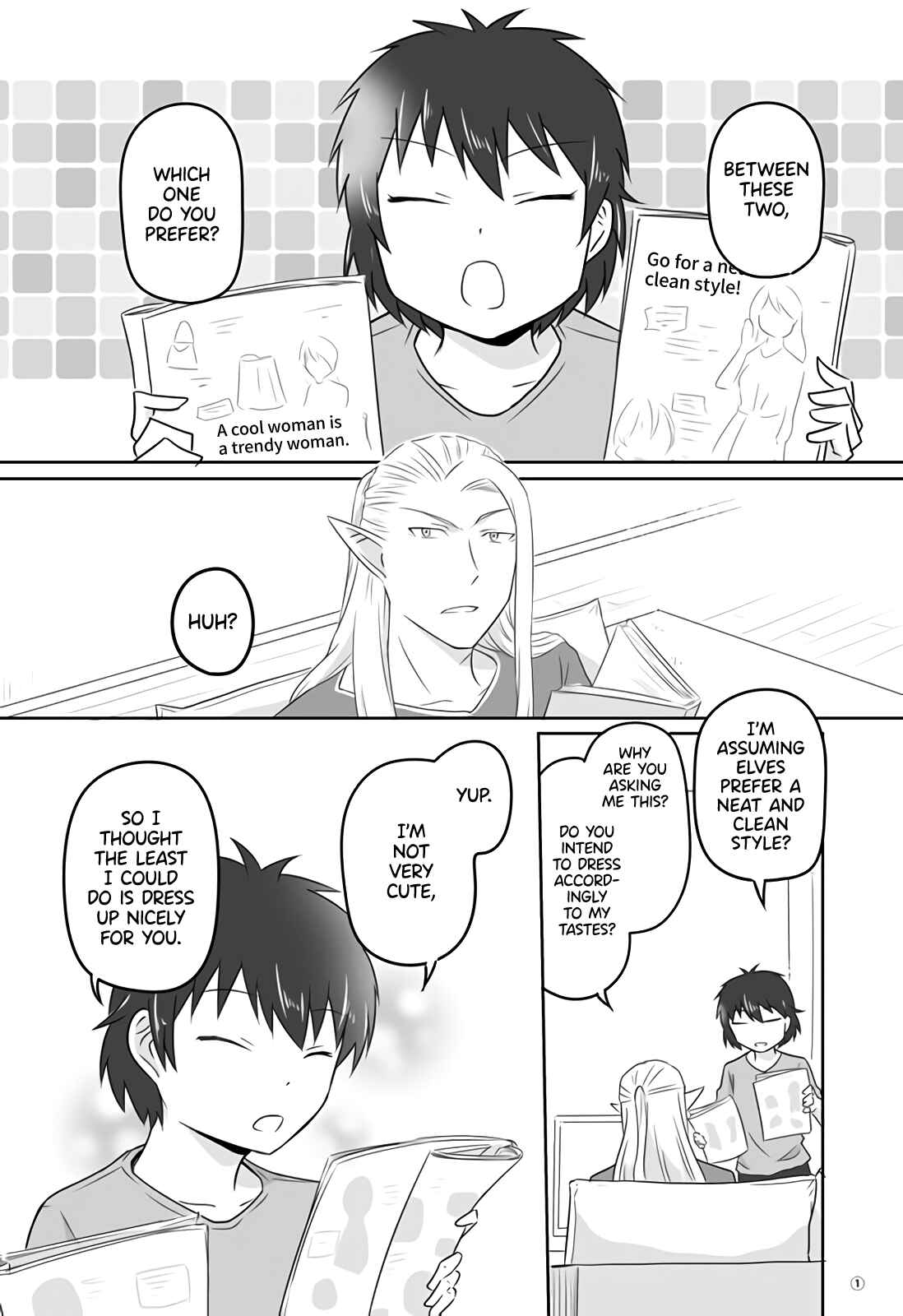 Page 1 Chapter 32 Elf Boyfriend & Boyish Girlfriend