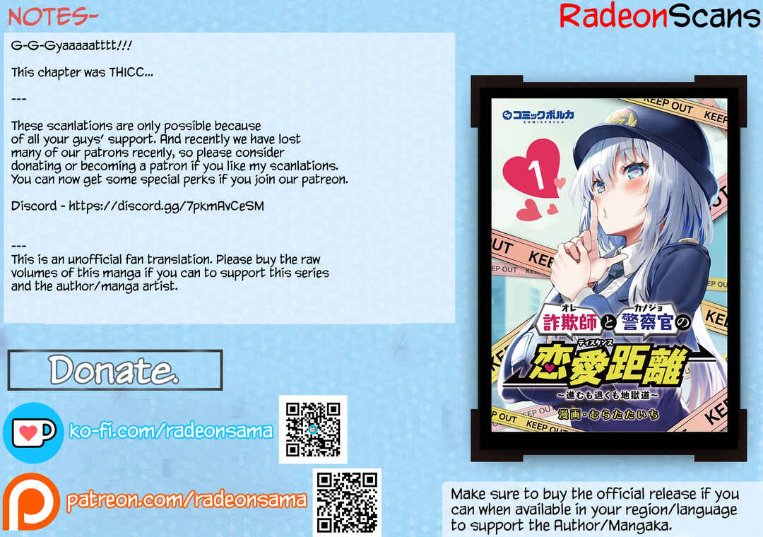 Page 22 Chapter 5 Sagishi to Keisatsukan no Rennai Kyori
