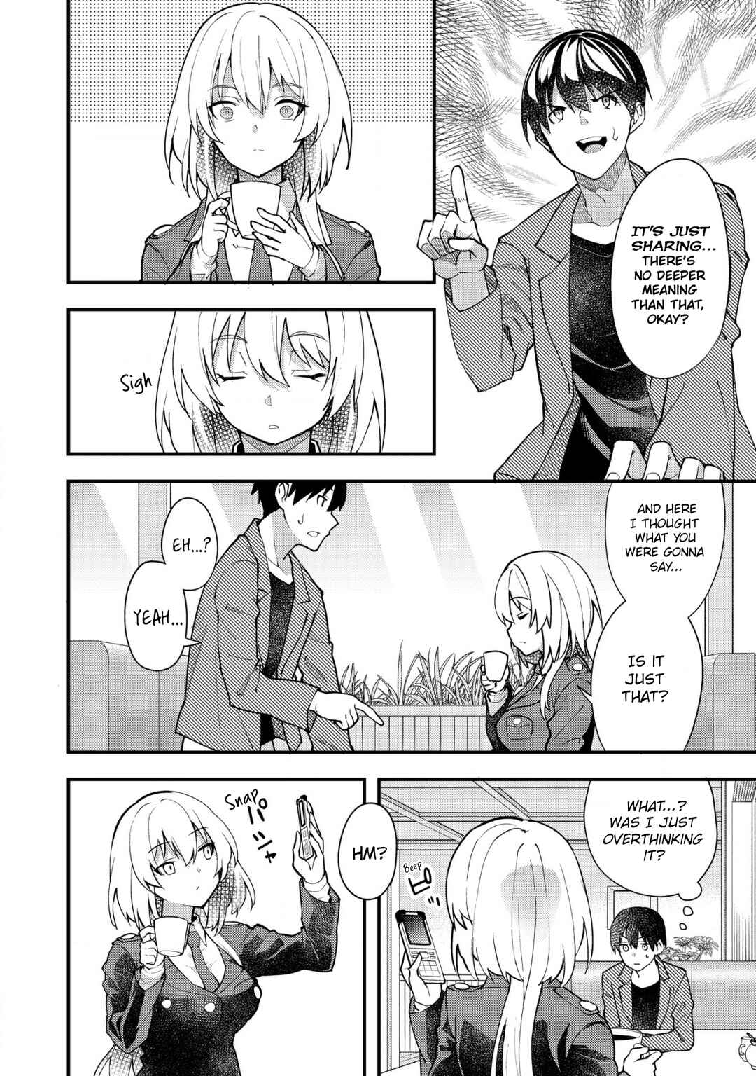Page 12 Chapter 3 Sagishi to Keisatsukan no Rennai Kyori