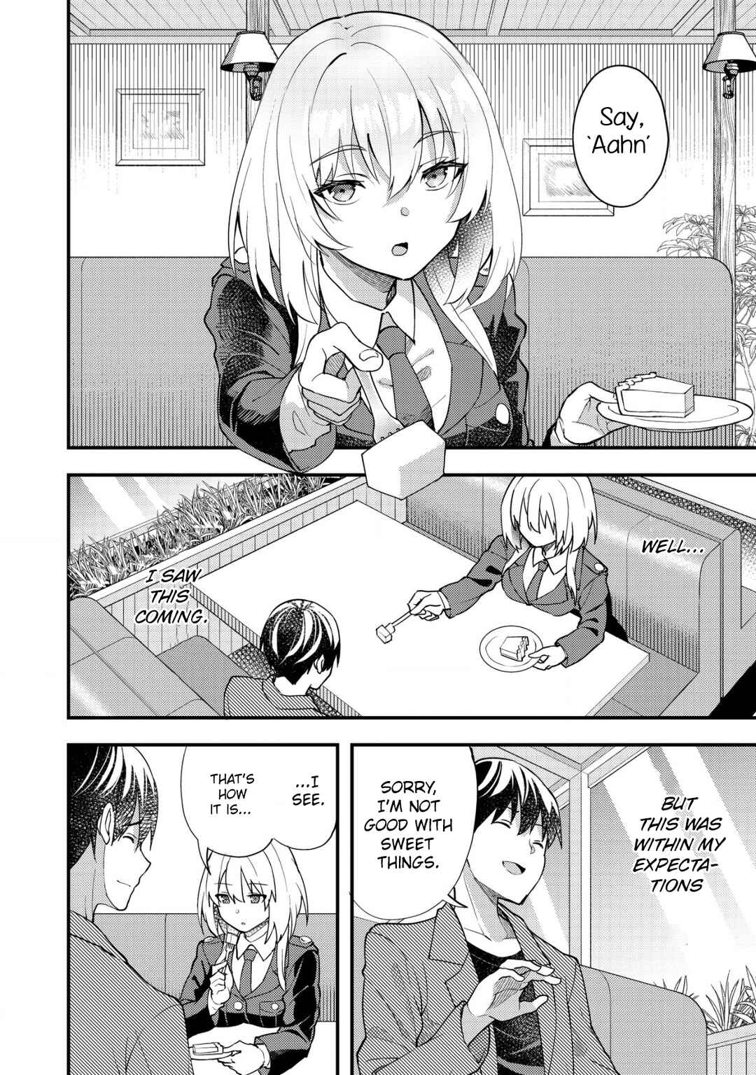 Page 4 Chapter 3 Sagishi to Keisatsukan no Rennai Kyori