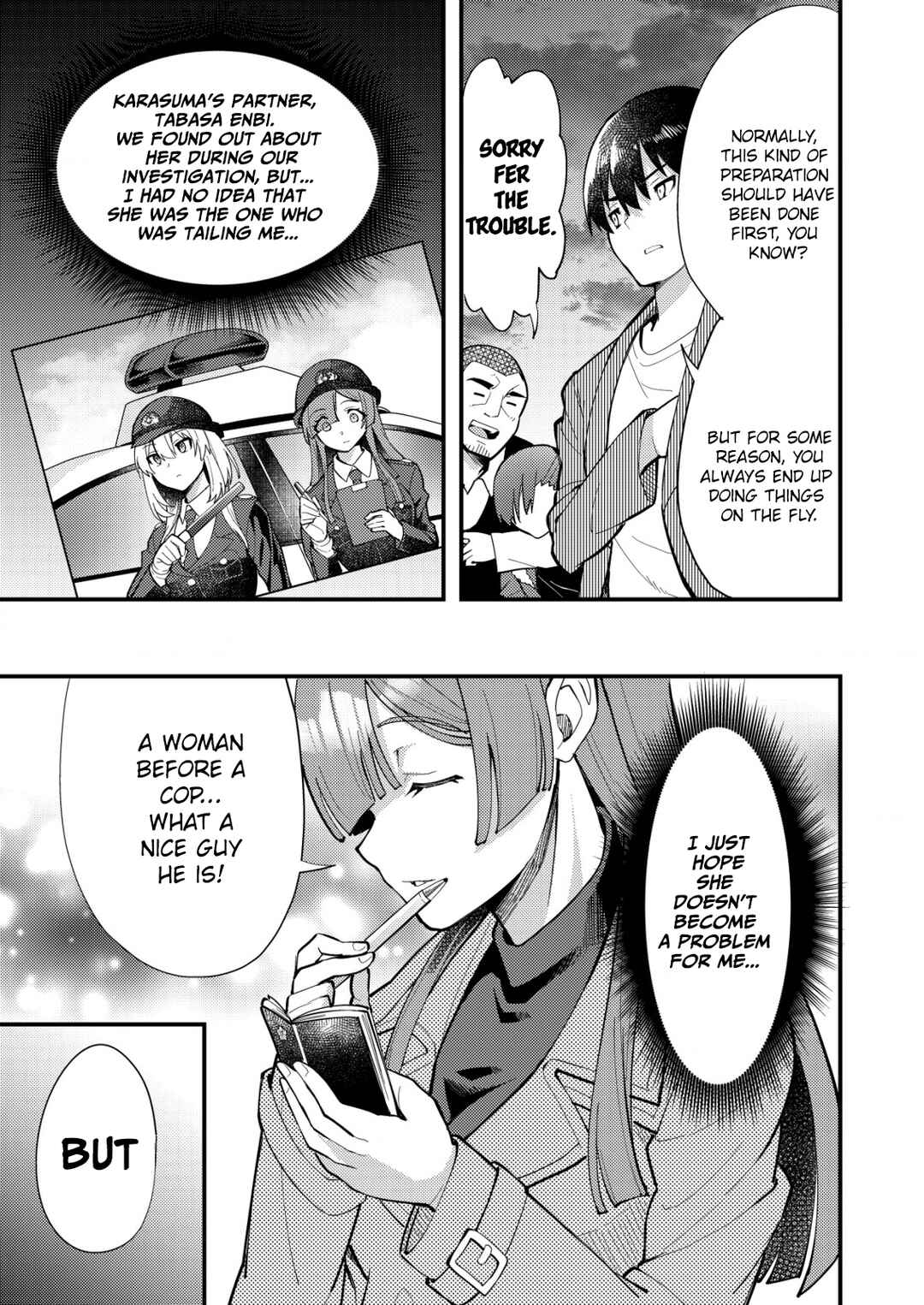 Page 27 Chapter 6 Sagishi to Keisatsukan no Rennai Kyori