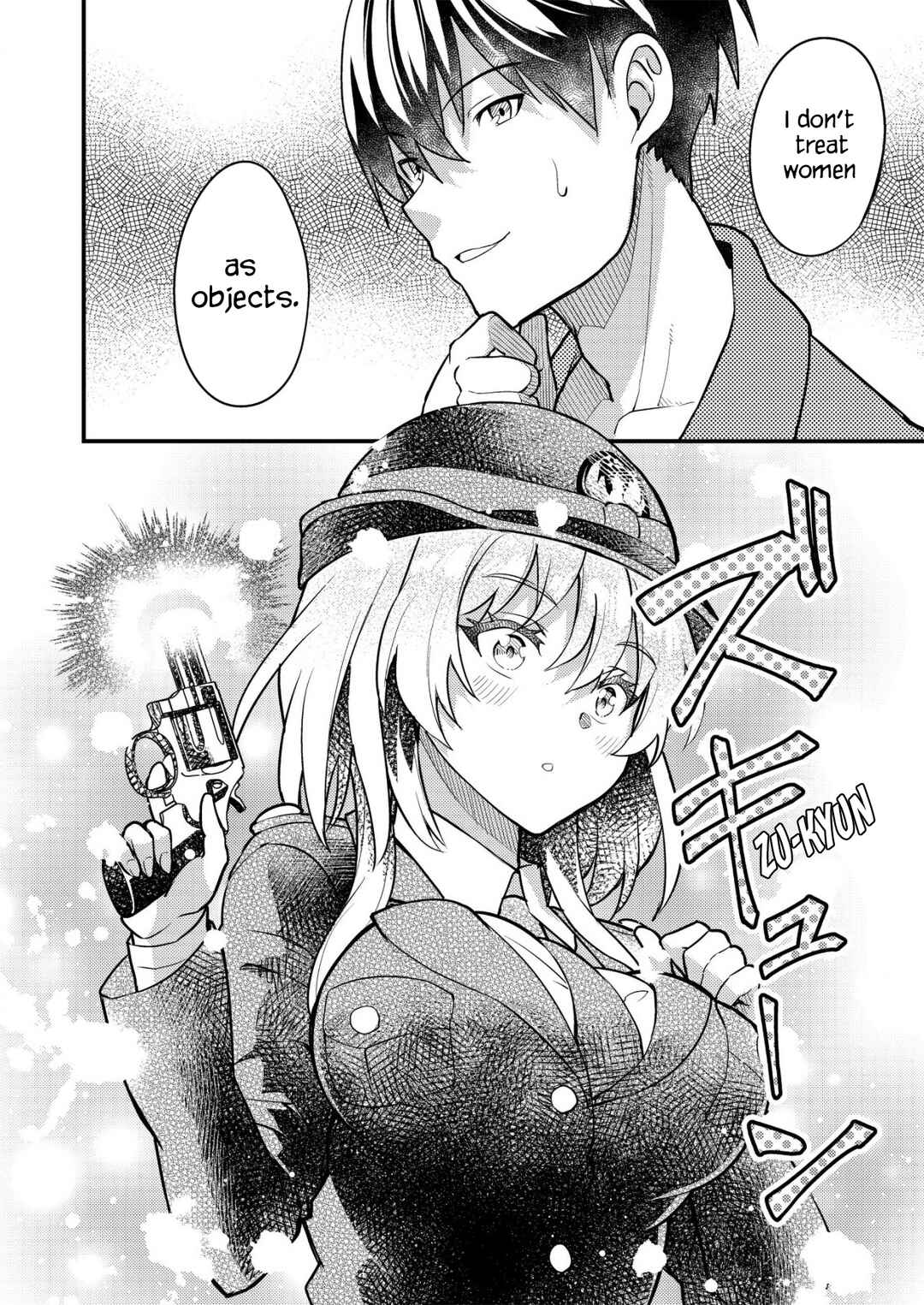 Page 10 Chapter 2 Sagishi to Keisatsukan no Rennai Kyori