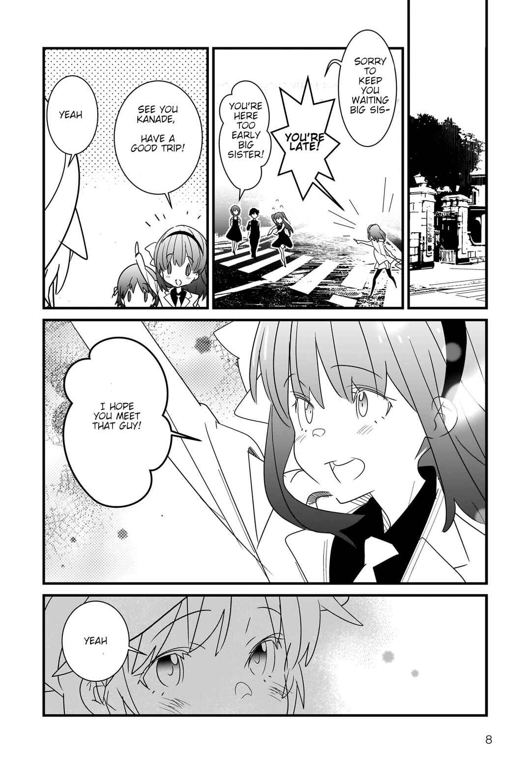 Page 9 Chapter 1.2 Angel Beats! Spin-off!! Tabisuru Tenshi-chan