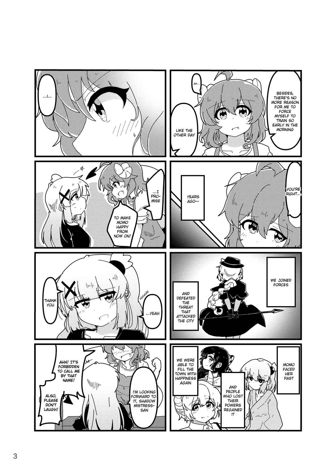 Page 4 Chapter Unknown_7f6b Machikado Mazoku - The Day After (Doujinshi)