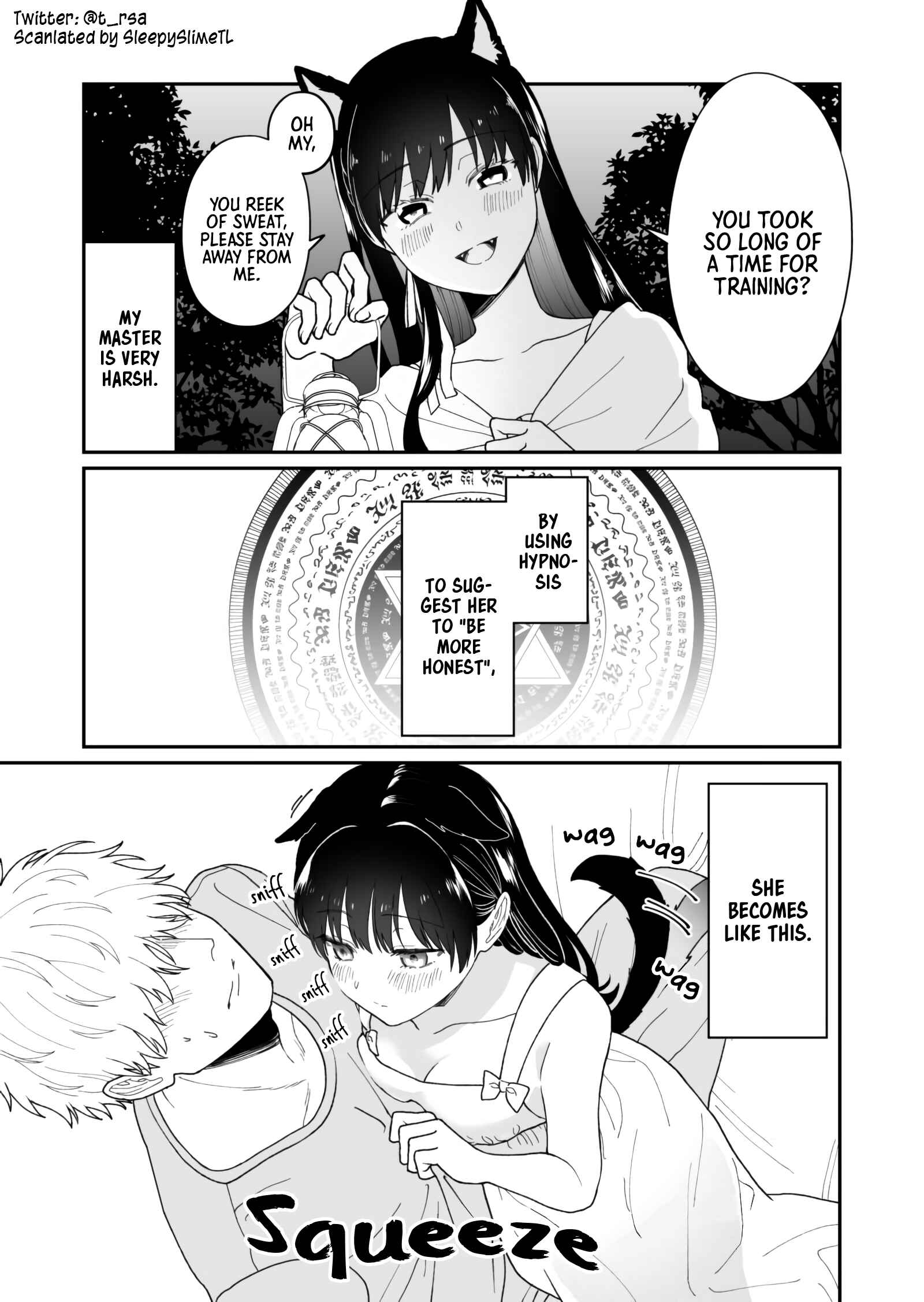 Page 1 Chapter 2 Hypnotising My Master to Do What I Say