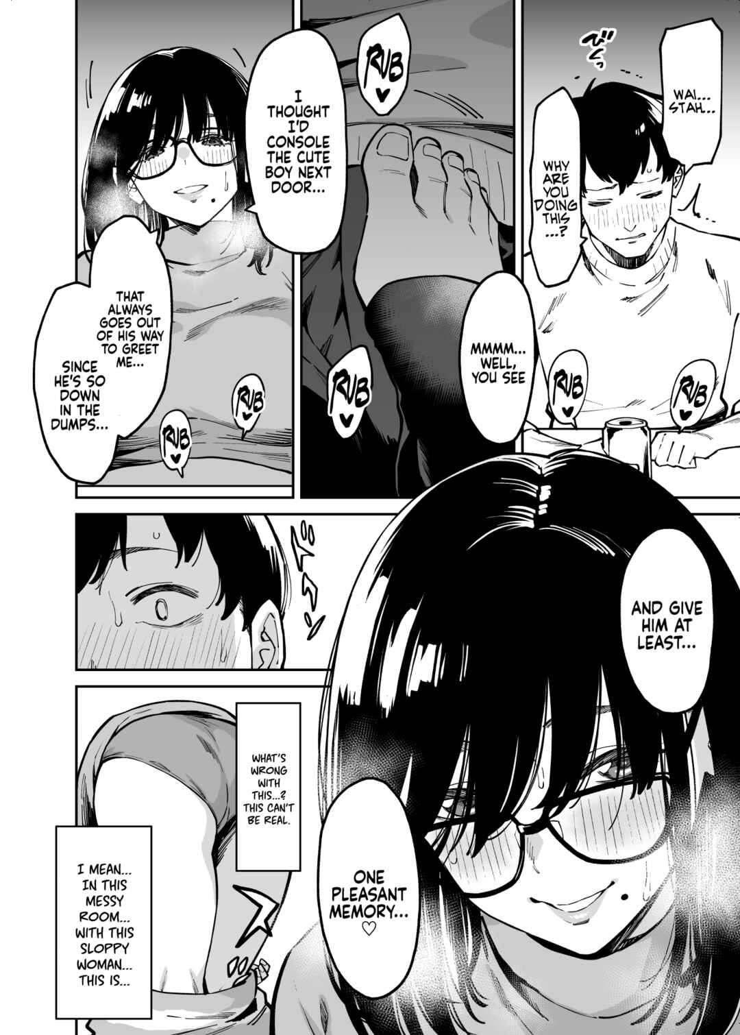 Page 12 Chapter 1 Otonari no Darashina Onee-san ni Nagusamerareru Hanashi