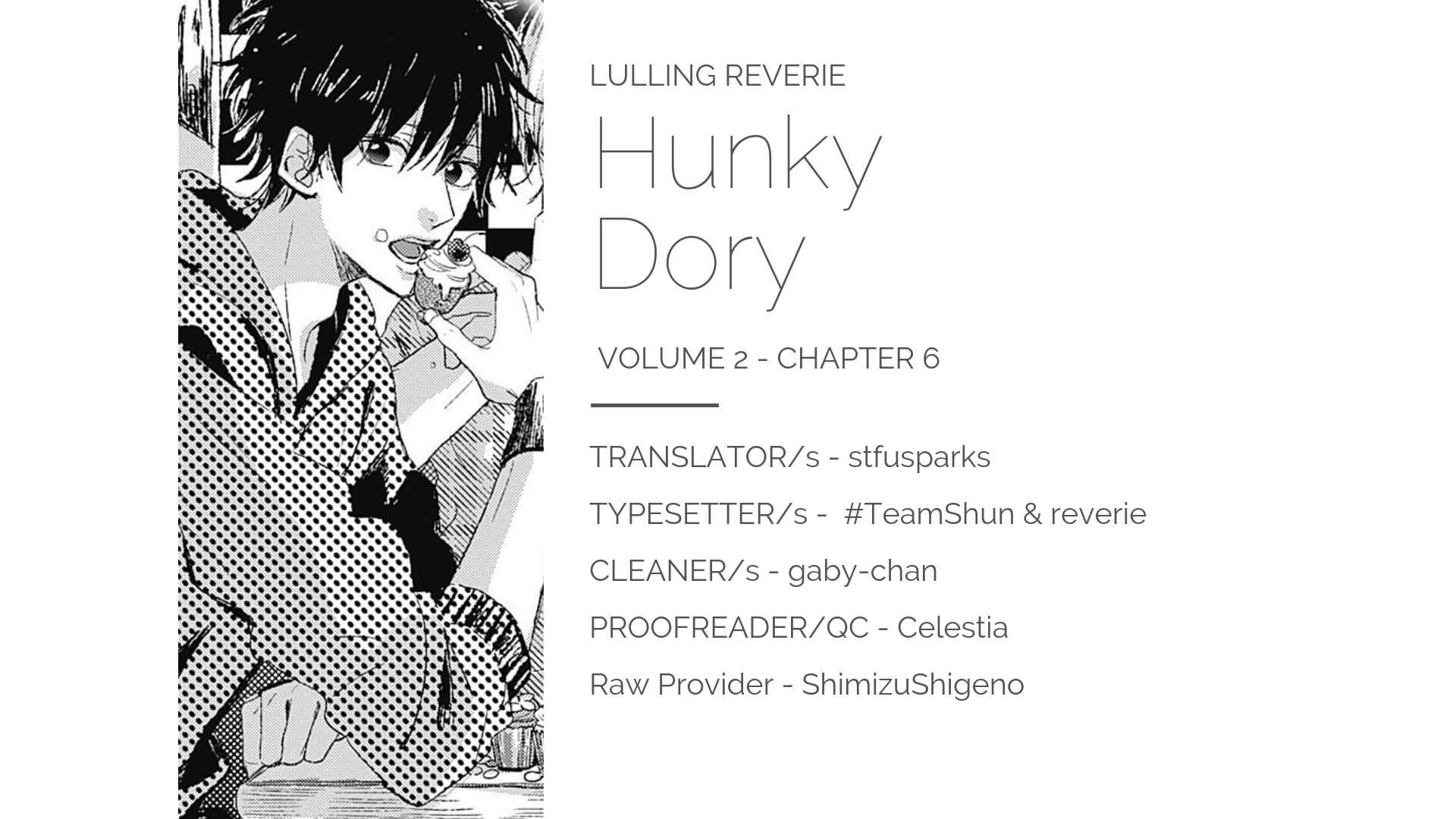 Page 1 Chapter 6 Hunky Dory