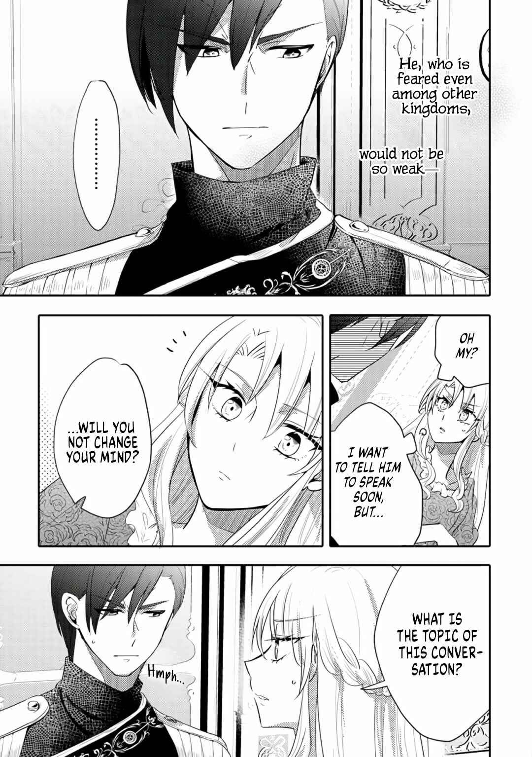 Page 9 Chapter 4 Akuyaku Reijo ga Kyofu no Hao to Seiryaku Kekkon Suru Batsu wa Amasugimasenka?!