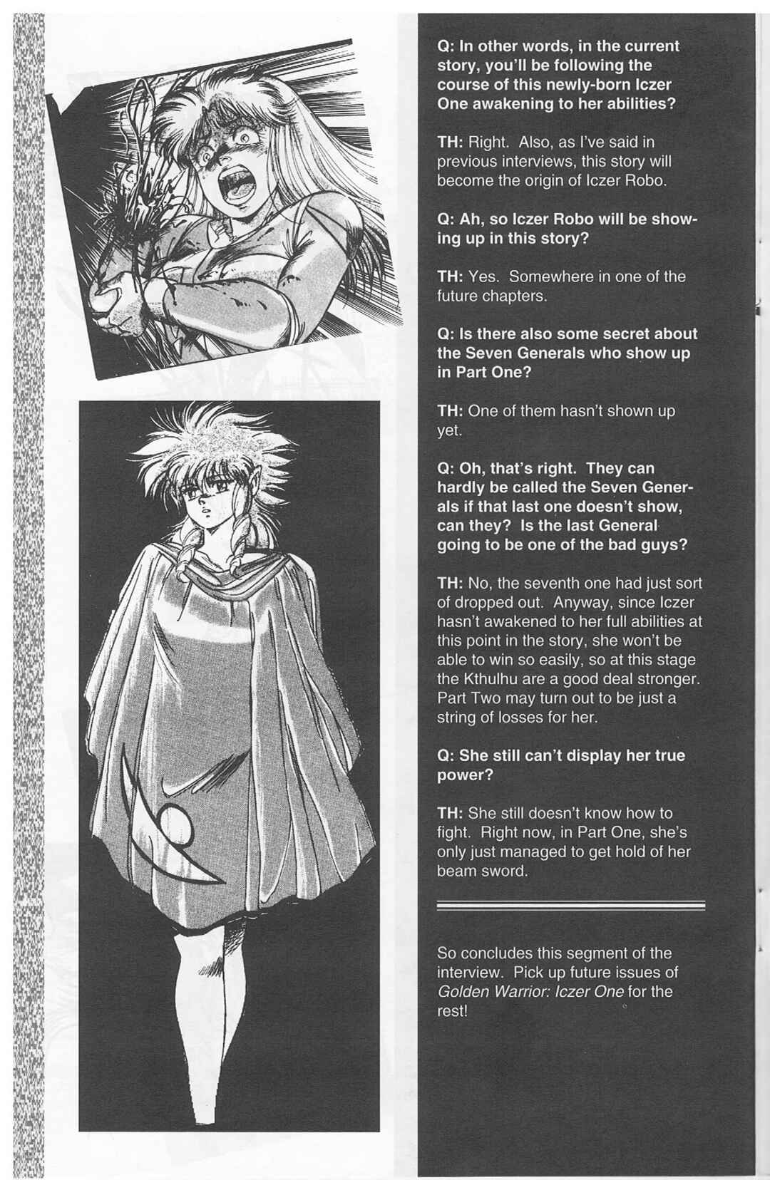 Page 28 Chapter 3 Golden Warrior Iczer-One