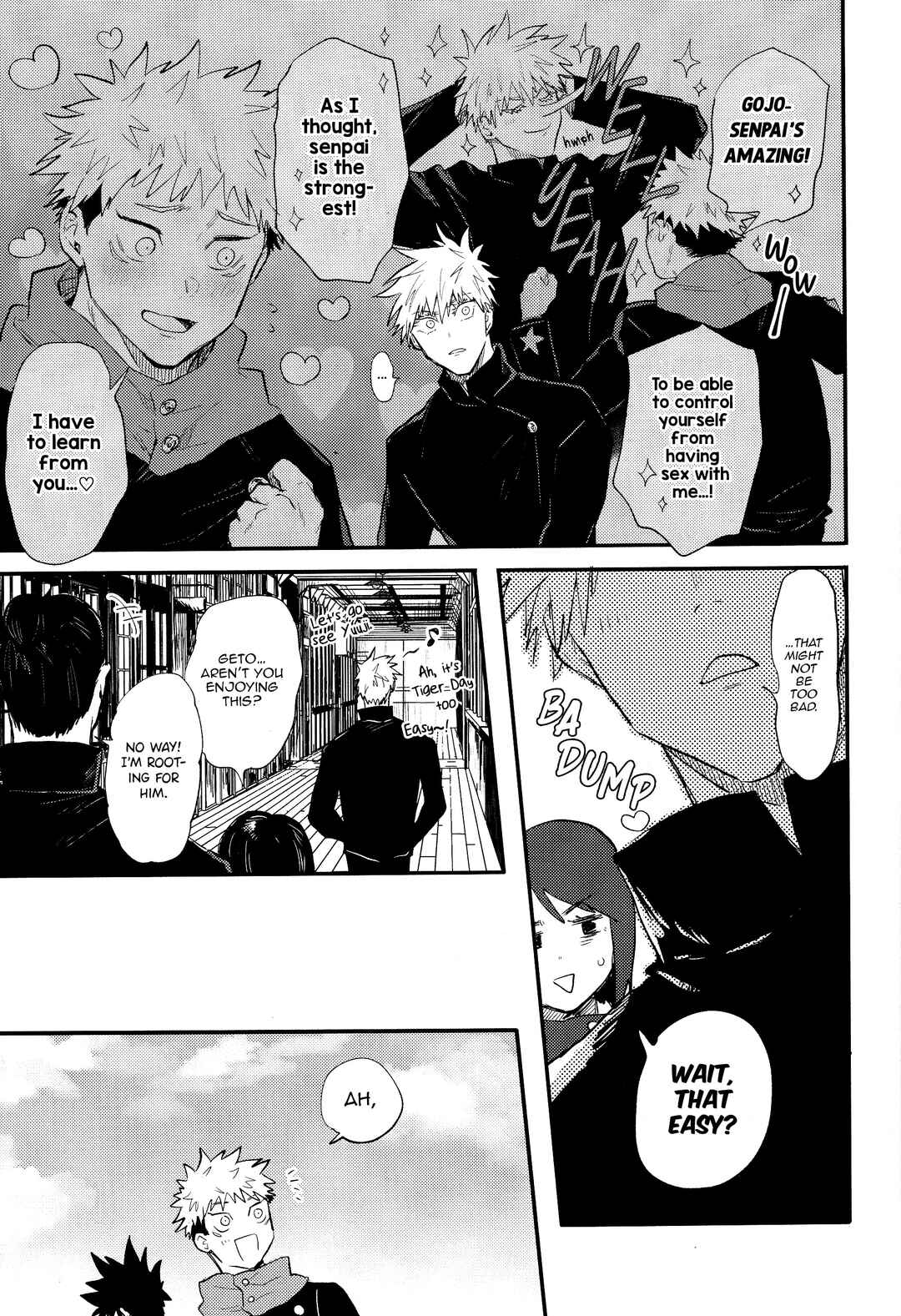 Page 14 Chapter Unknown_4ab5 Jujutsu Kaisen - Teppen Tsukinukeru Hodo Omae ga Suki da! (Doujinshi)