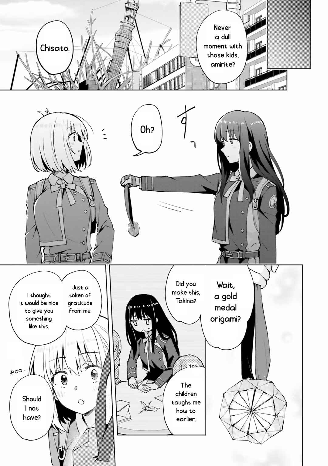Page 3 Chapter 13 Lycoris Recoil Comic Anthology: Repeat