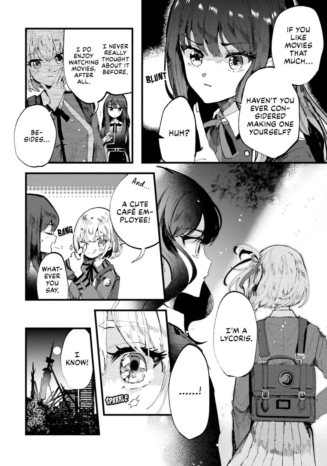 Page 5 Chapter 1 Lycoris Recoil Comic Anthology: Repeat
