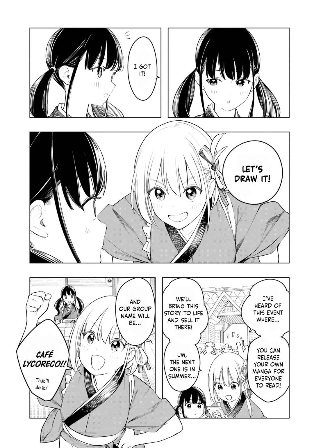 Page 9 Chapter 9 Lycoris Recoil Comic Anthology: Repeat