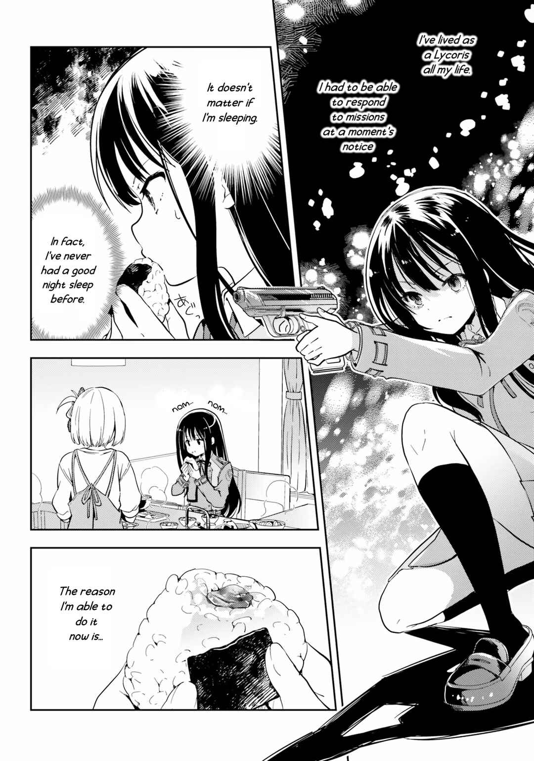 Page 10 Chapter 14 Lycoris Recoil Comic Anthology: Repeat