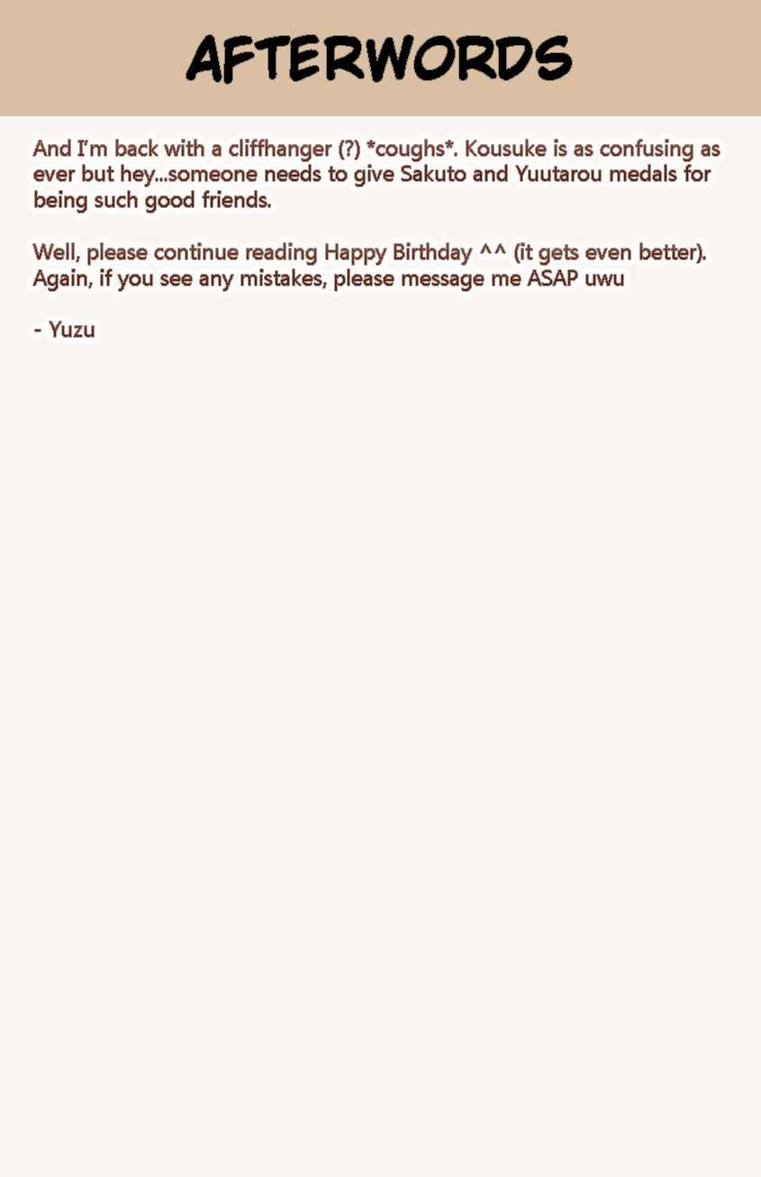 Page 28 Chapter 3 Happy Birthday