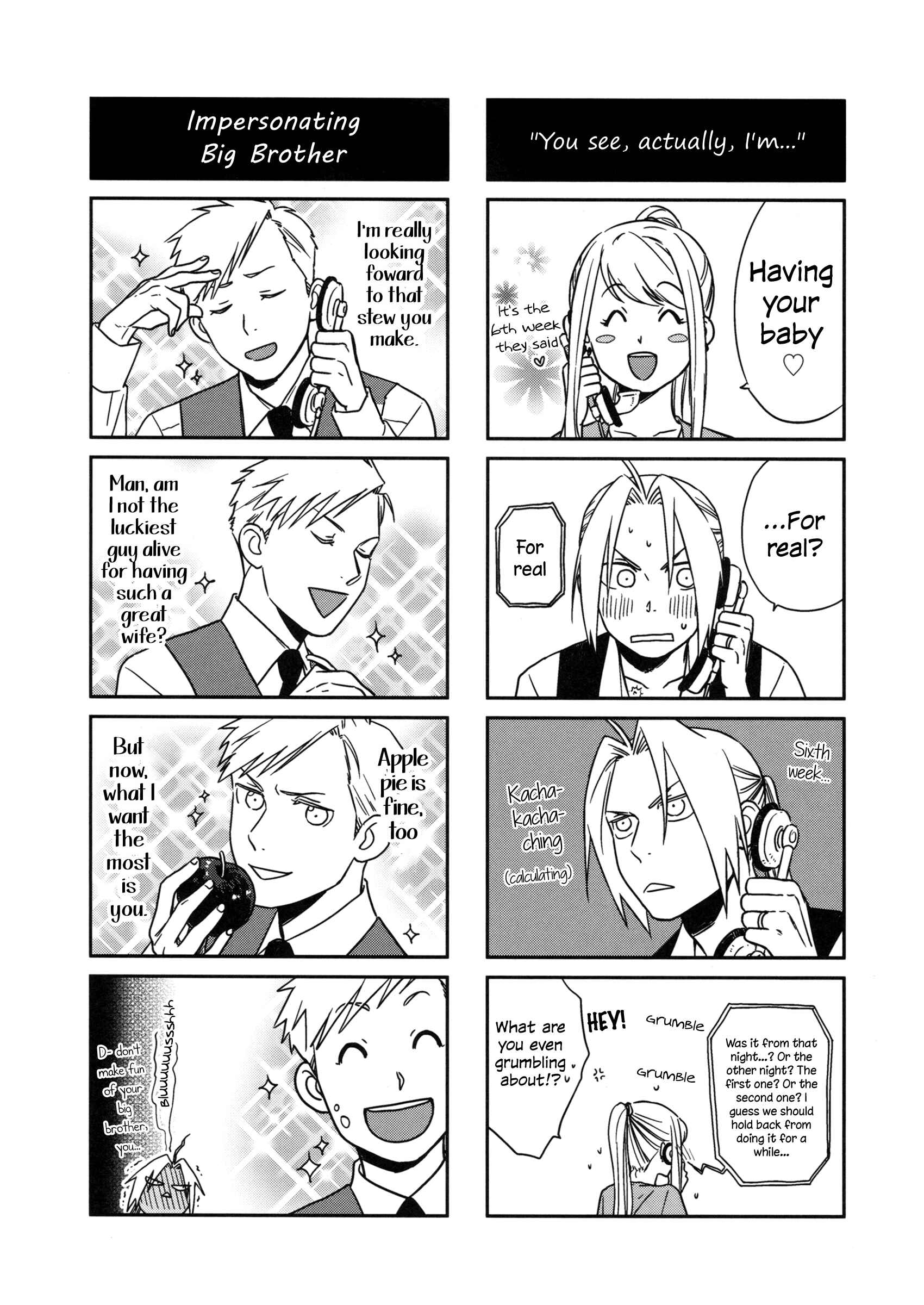 Page 27 Chapter Unknown_595c Fullmetal Alchemist - You See, Actually Im... (Doujinshi)