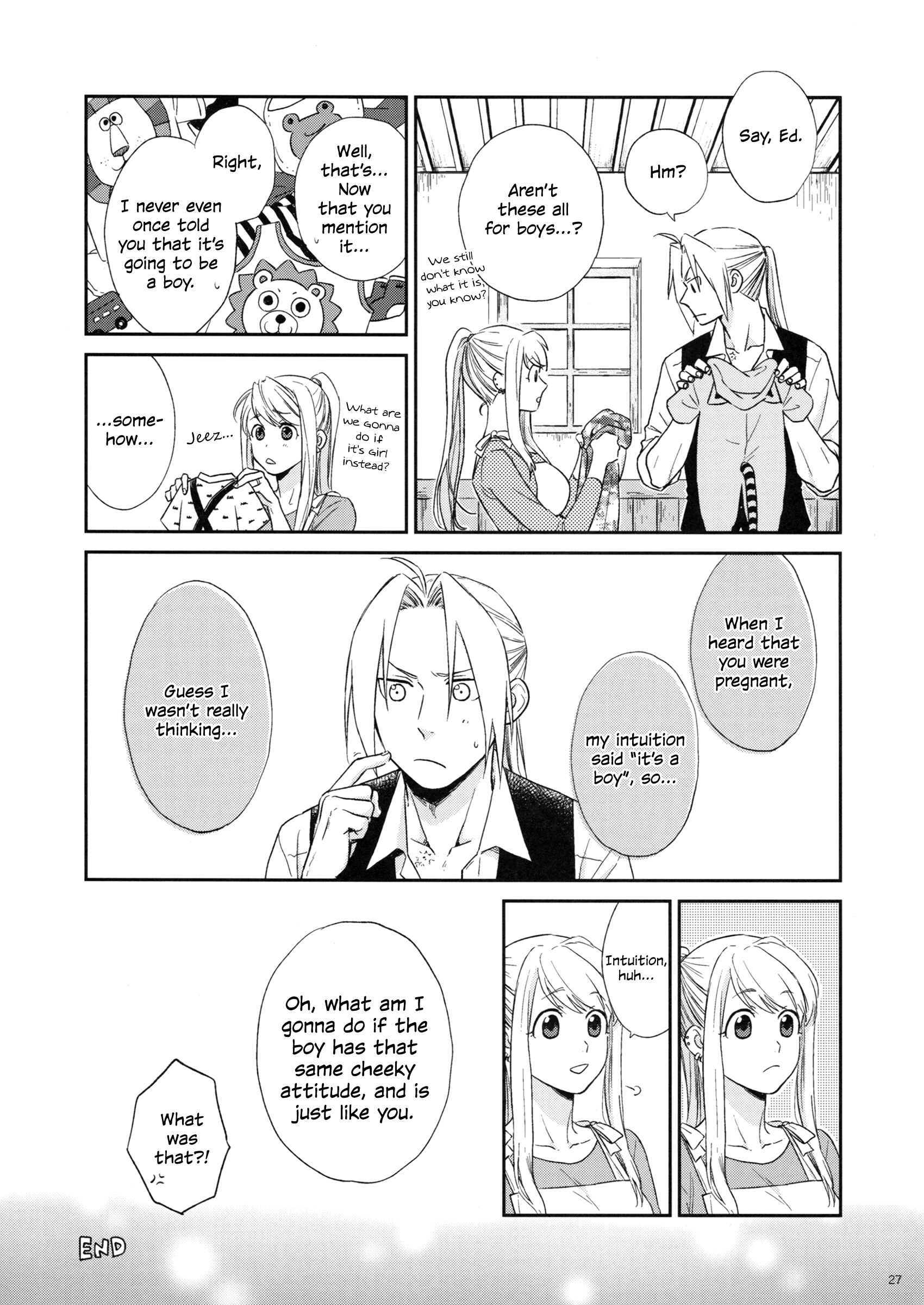 Page 29 Chapter Unknown_595c Fullmetal Alchemist - You See, Actually Im... (Doujinshi)