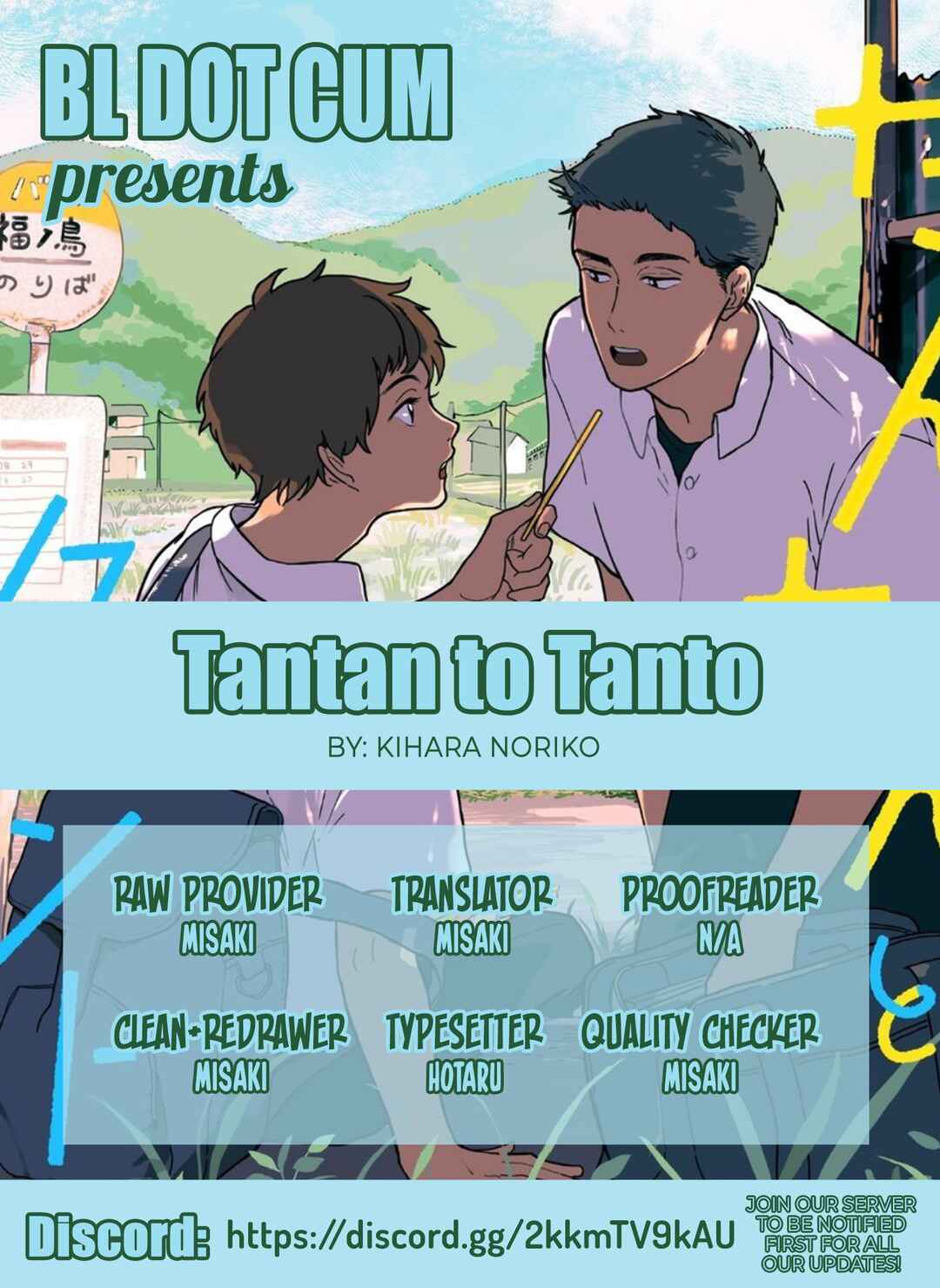 Page 1 Chapter 5 Tantan to Tanto