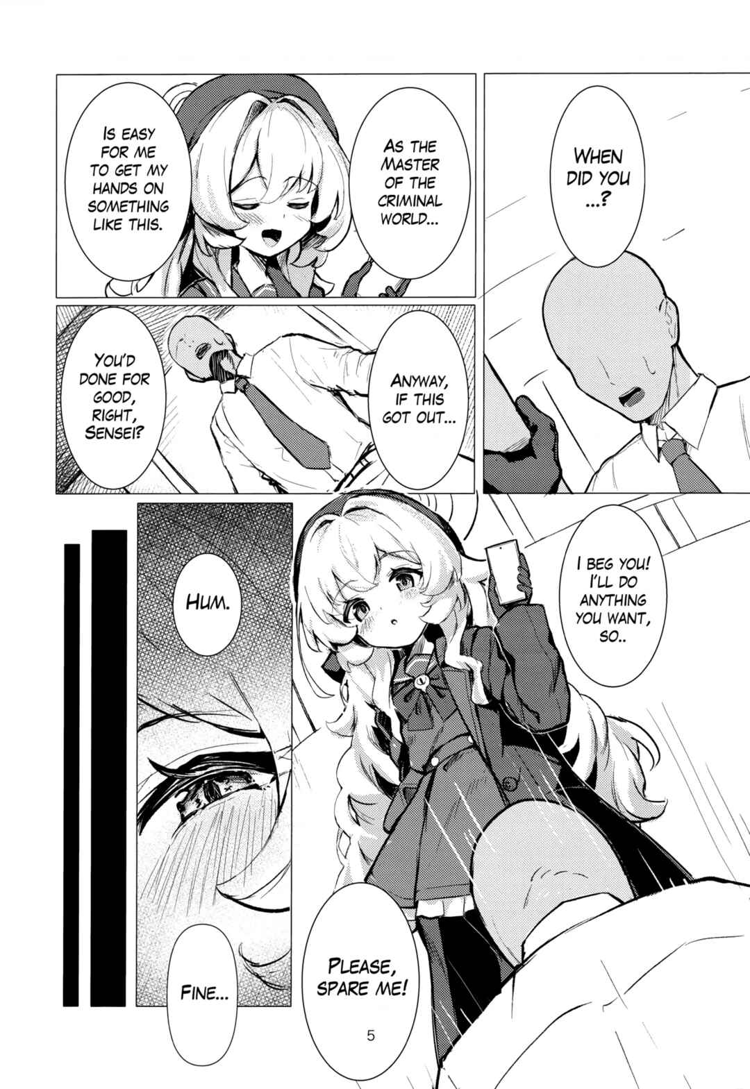 Page 4 Chapter Unknown_28ec Blue Archive - Niyaniya Kyouju ni Kanzen Haiboku suru Hon (Doujinshi)